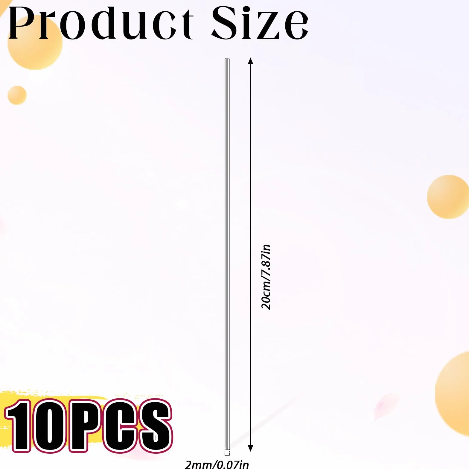 10 sztuk rur ze stali nierdzewnej, 2 mm x 200 mm, stal nierdzewna 304, metalowe pręty, okrągłe, okrągłe, okrągłe, metalowe, do majsterkowania, rzemiosła, modeli, statku, modelu samochodu