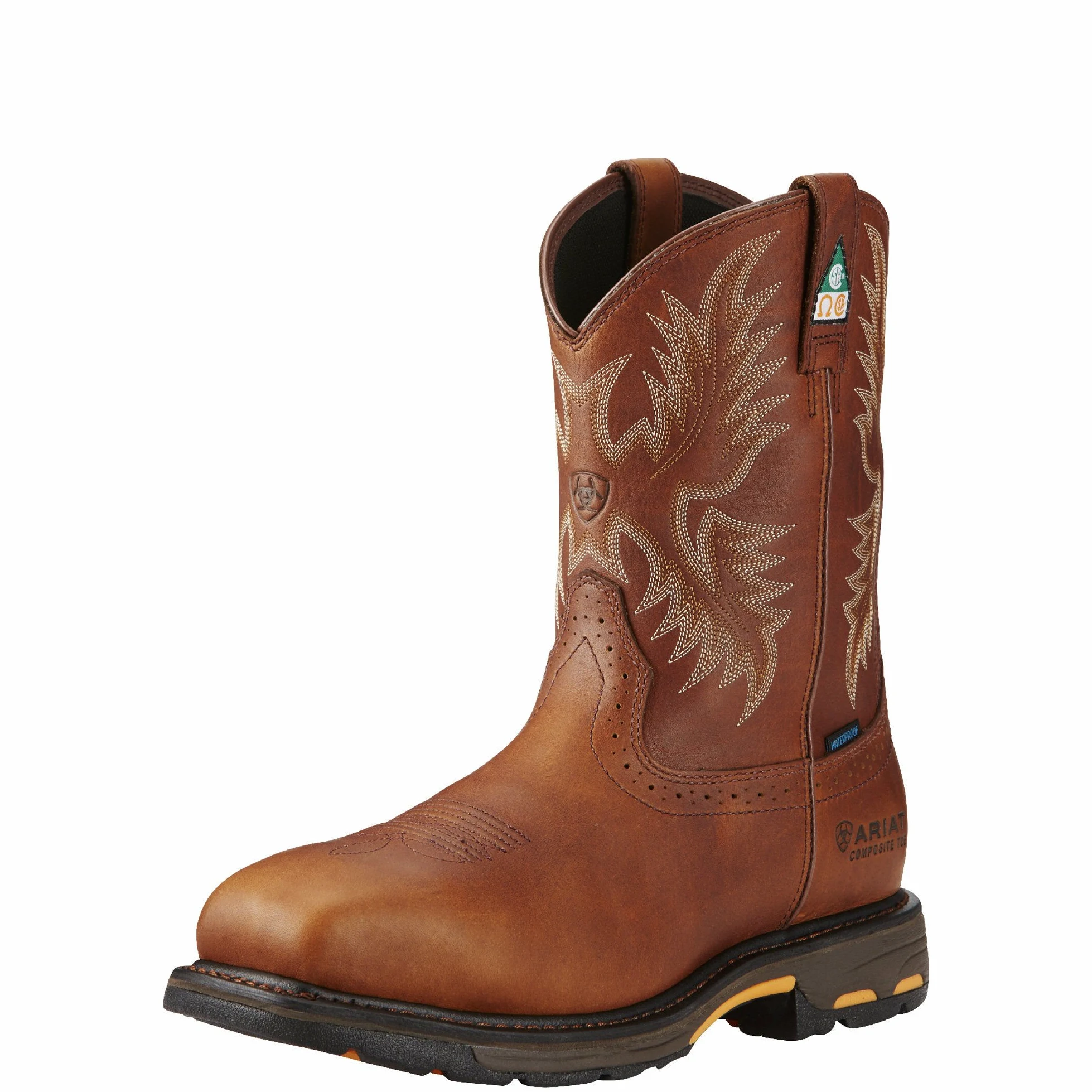 ARIAT Mężczyźni Workhog Wide Square Toe Csa Waterproof Composite Toe Work BootButy kowbojskie