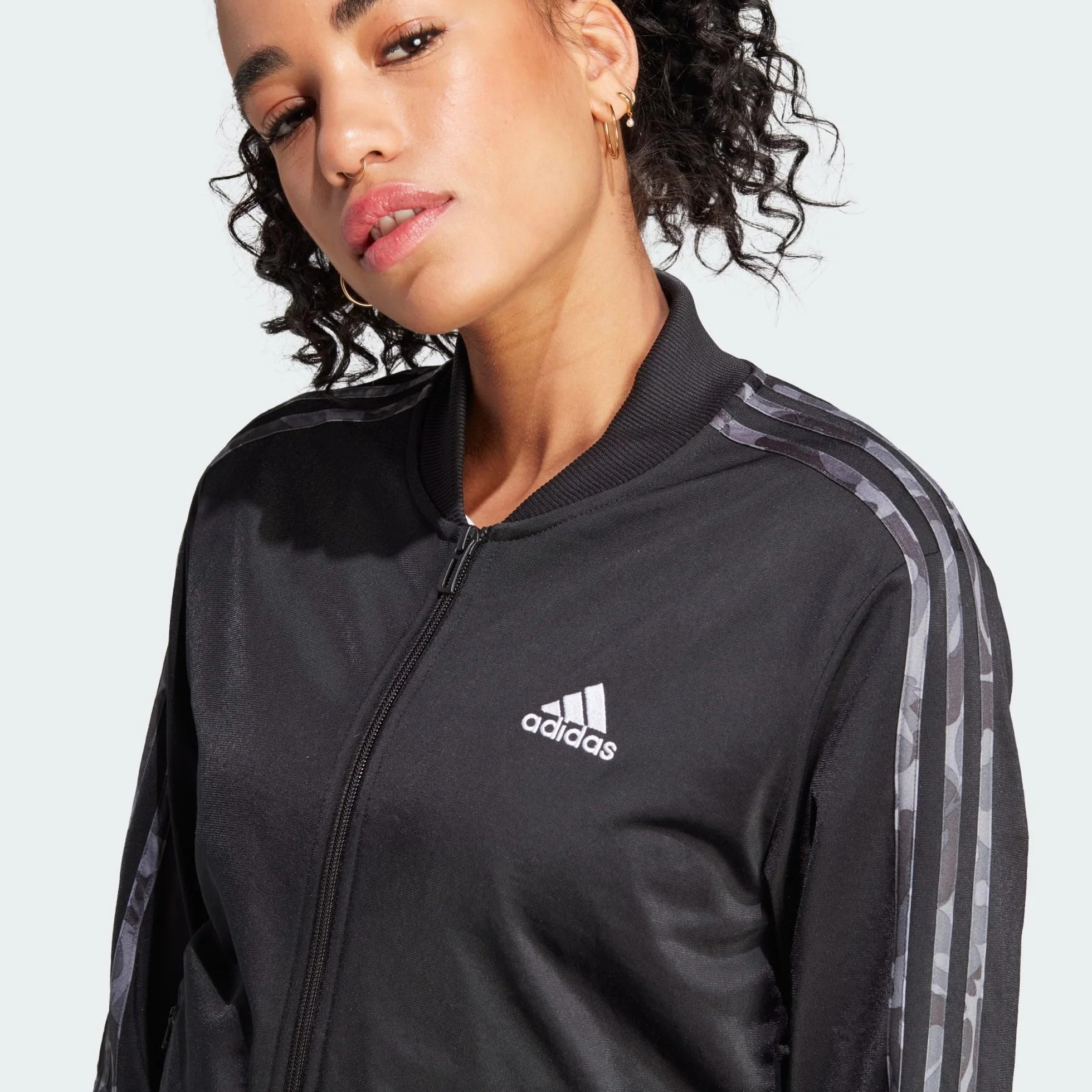 adidas Kobiety Essentials 3-Stripes Track Suit, Black/Multicolor, M