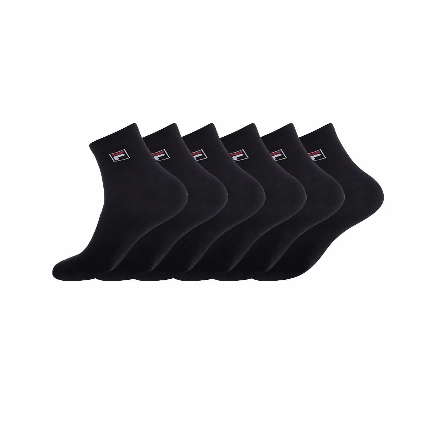 Fila Męskie skarpety sportowe (6 sztuk), czarny (Noir N1 - nr), 43-46 EU