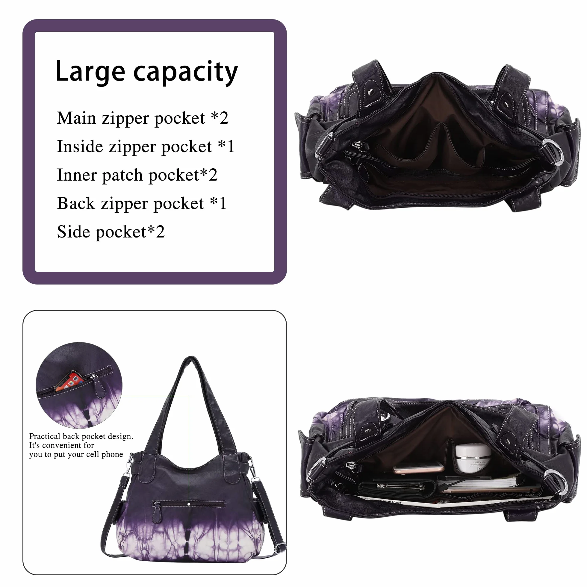 Angel Kiss Torba z zamkiem błyskawicznym Kobiety handbag with crossbody strap