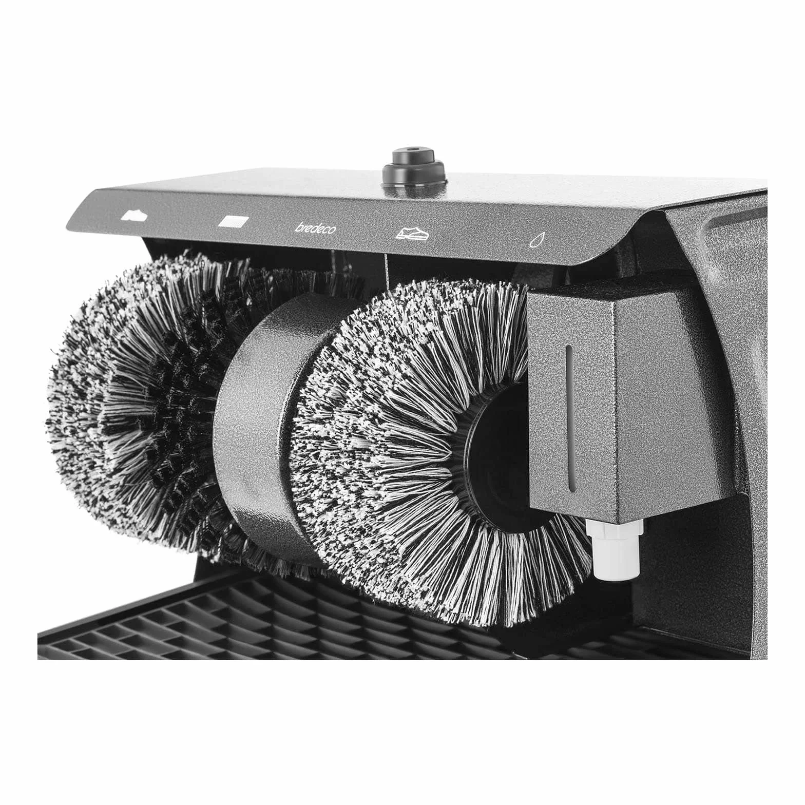 BC-S-POL3 maszyna do czyszczenia obuwia (3 szczotki, 120 W, 230 V, stal)