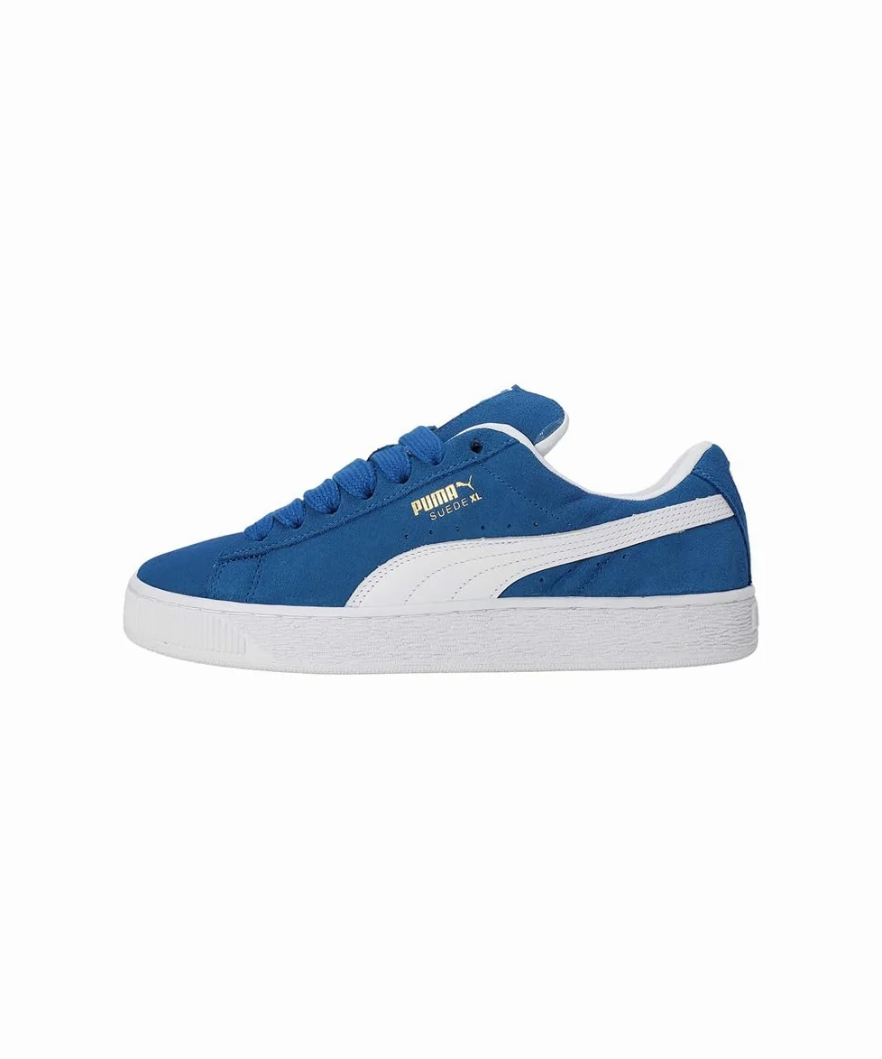 Puma sneakersy skórzane Suede XL kolor niebieski 395205