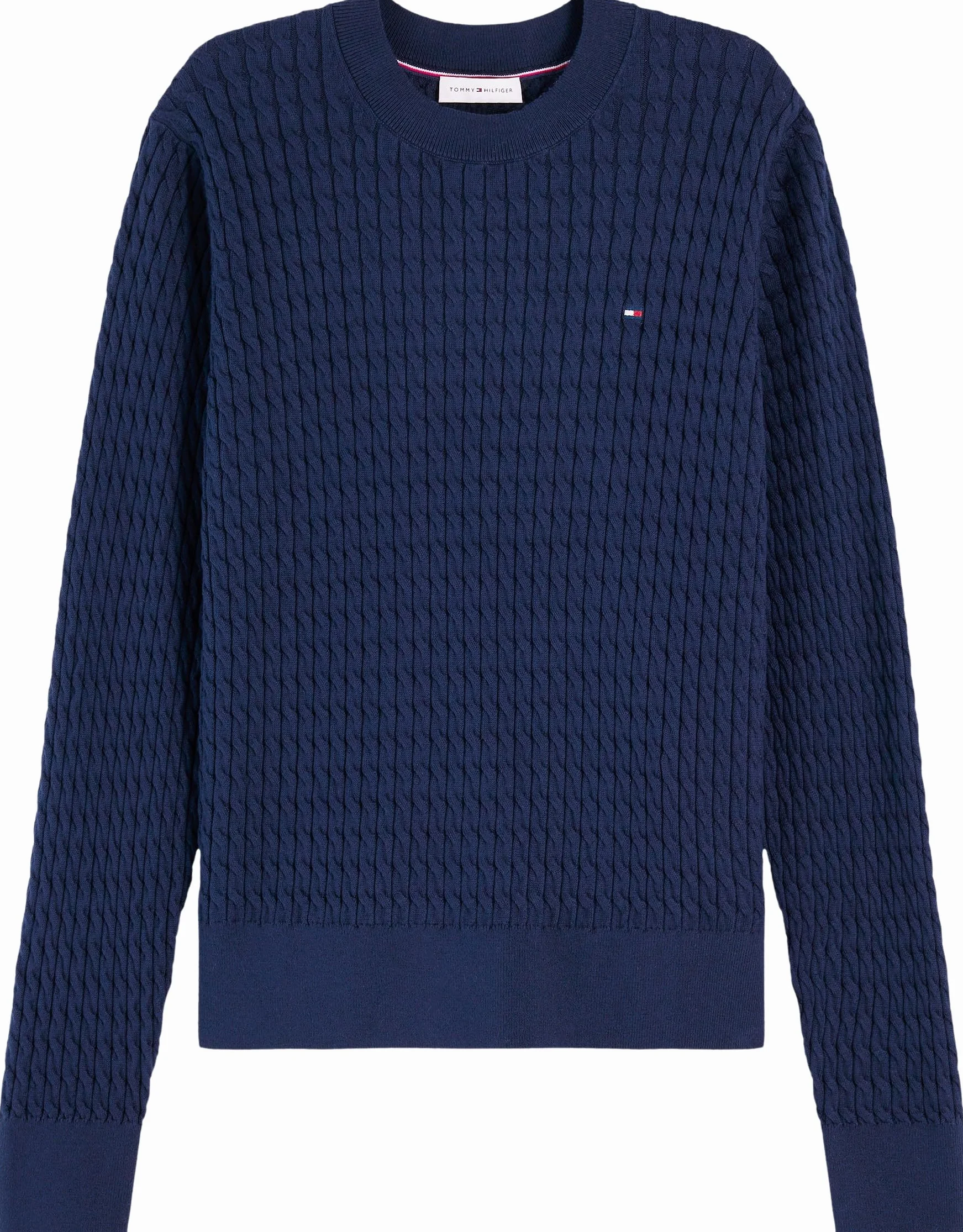 Tommy Hilfiger Sweter damski Niebieski Dark Night Navy XXS