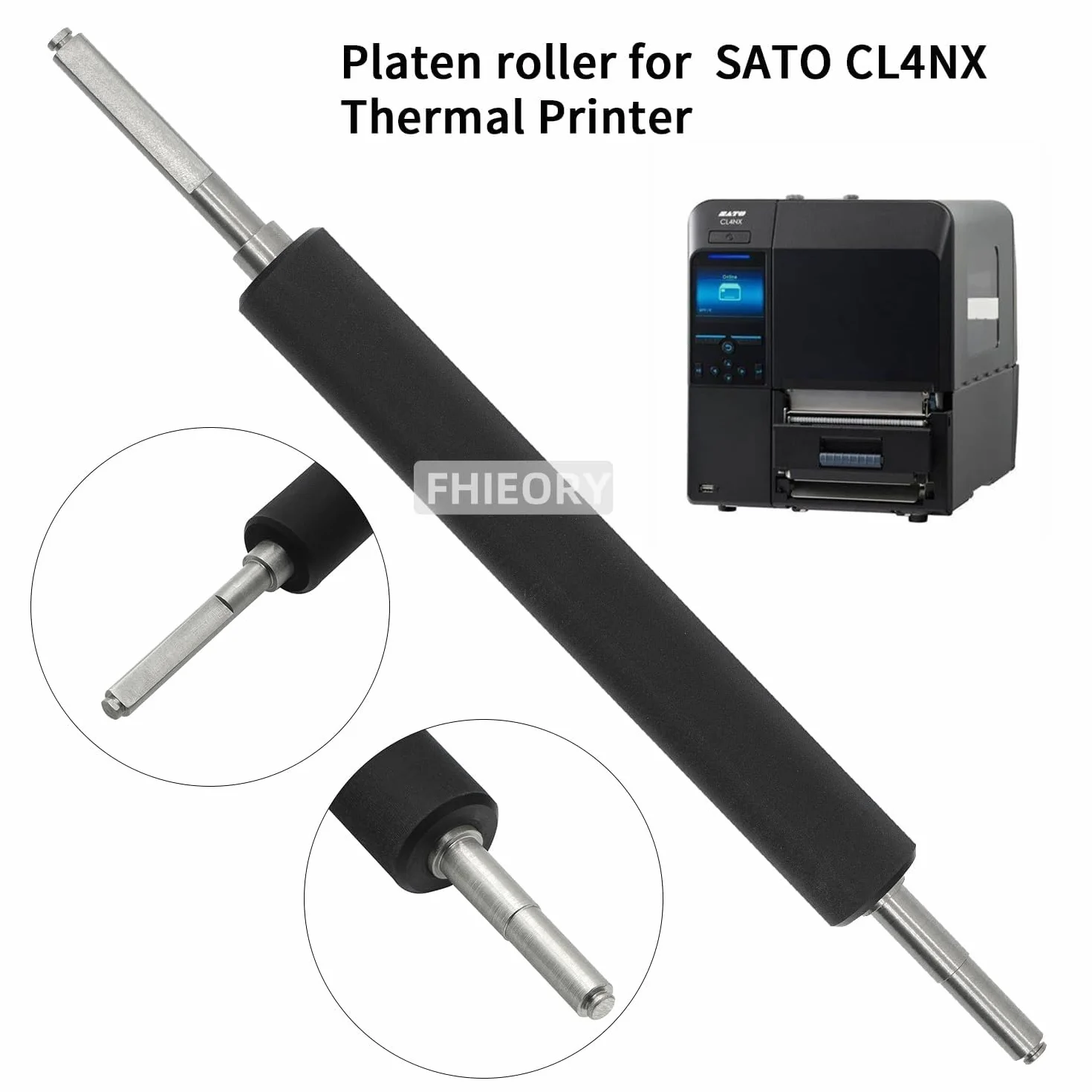 R29792000 Rolka płytowa do SATO CL4NX CL408NX CL412NX CL424NX termiczna drukarka etykiet z kodami kreskowymi 203 dpi 300 dpi 600 dpi