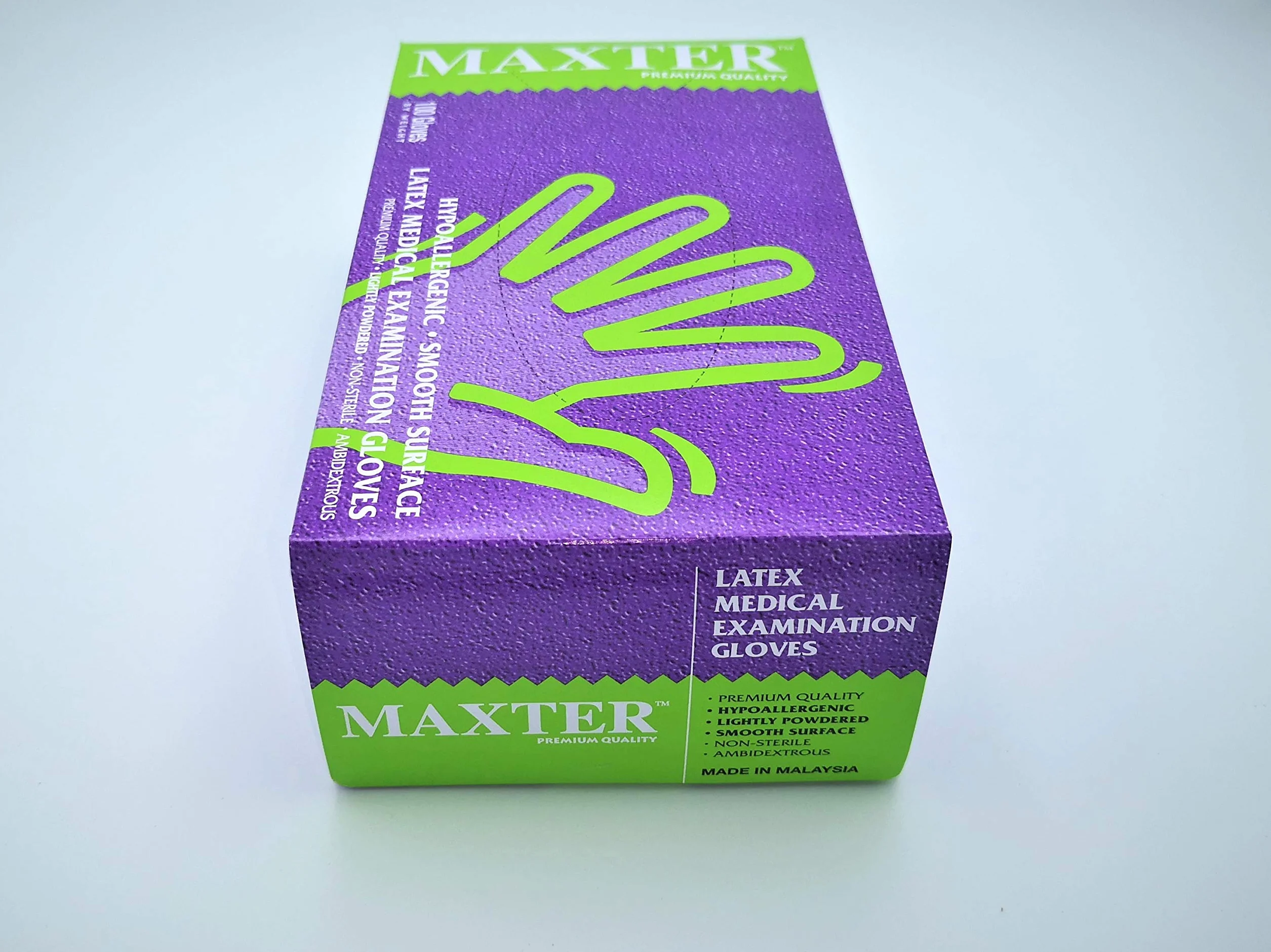 Maxter Rękawice lateksowe 100 sztuk/S