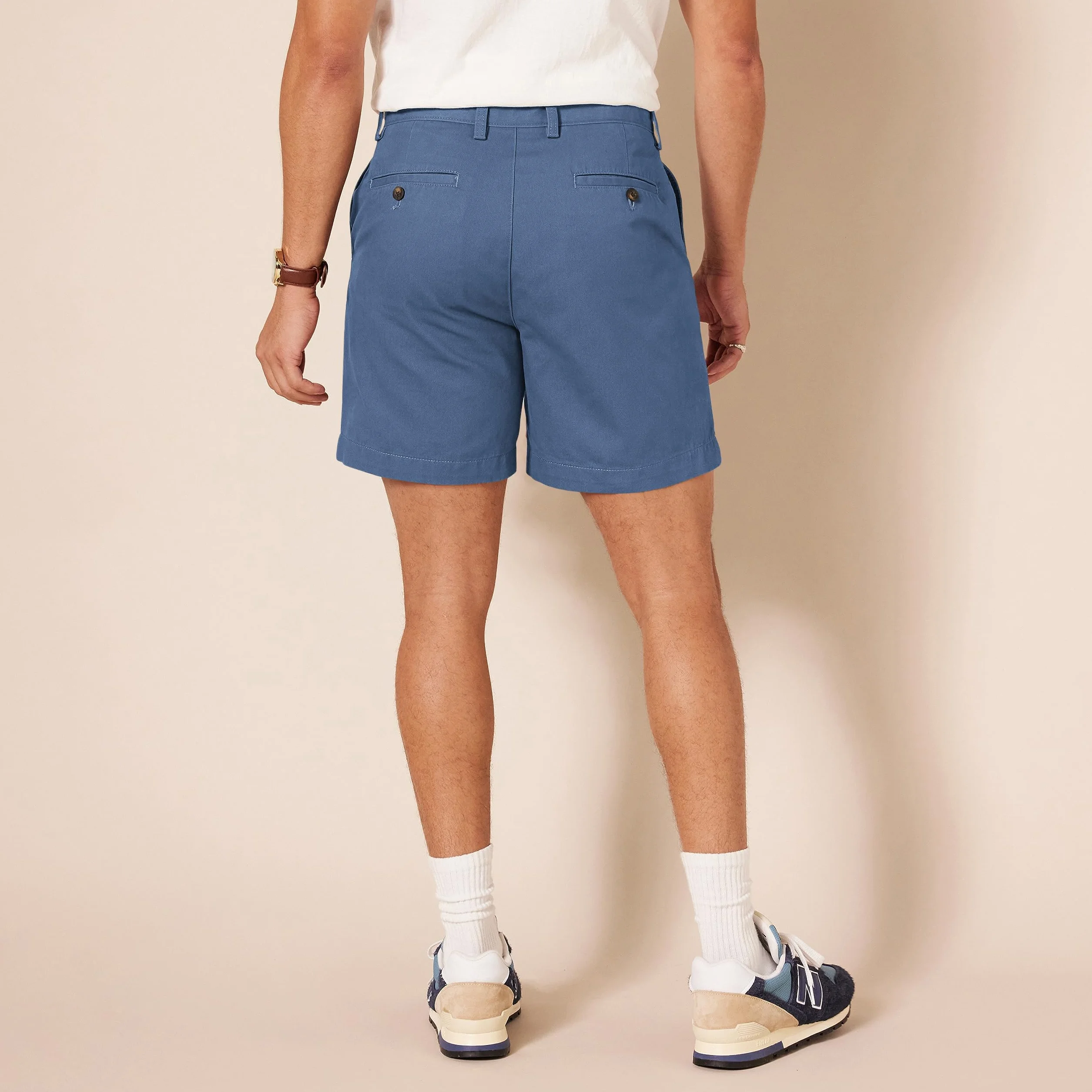 Amazon Essentials Mężczyźni Classic-Fit 18 cm krótkie