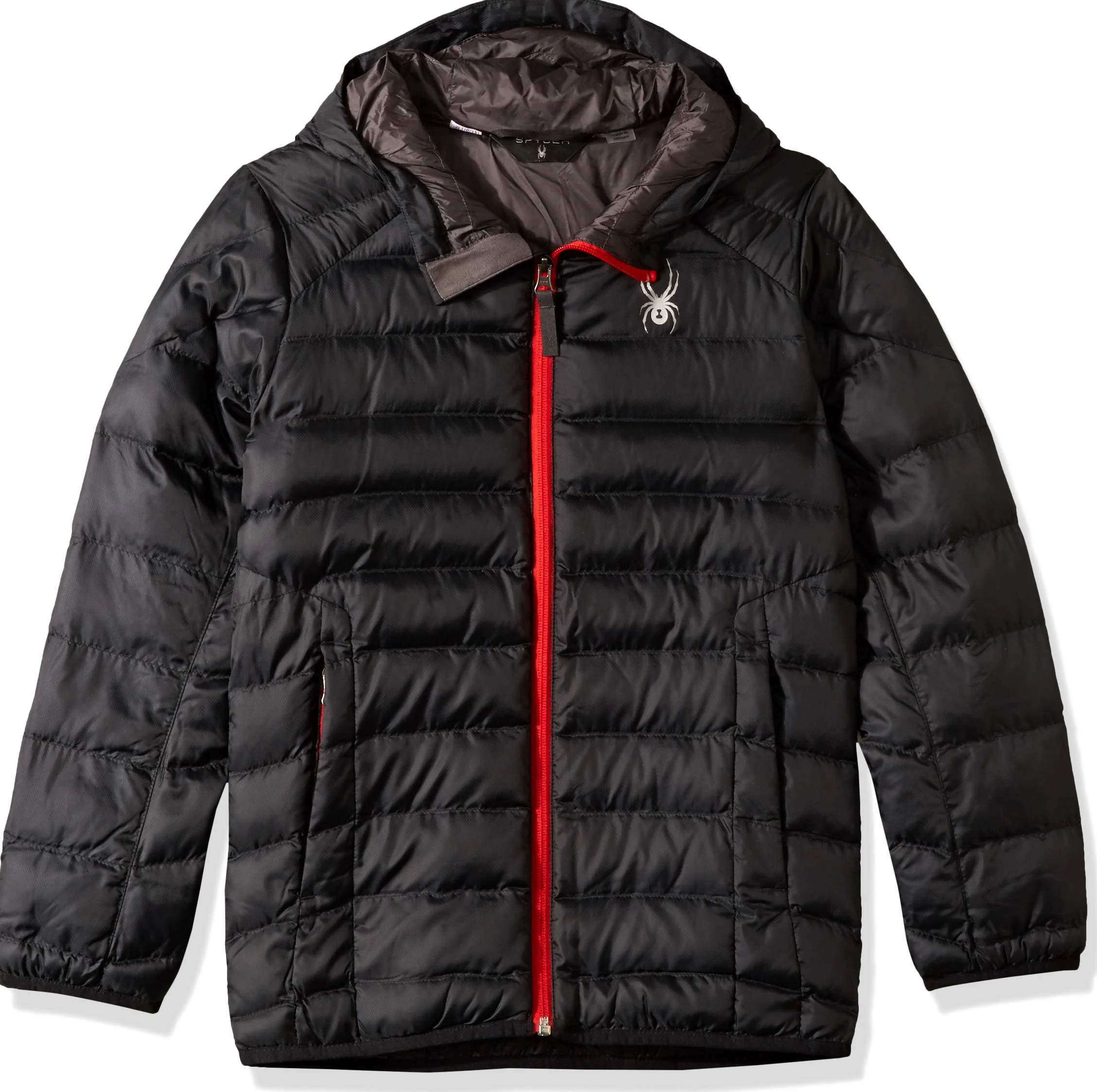 Spyder Długa kurtka zapinana Chłopcy Spyder Boys' Geared Hoody Synthetic Down Jacket
