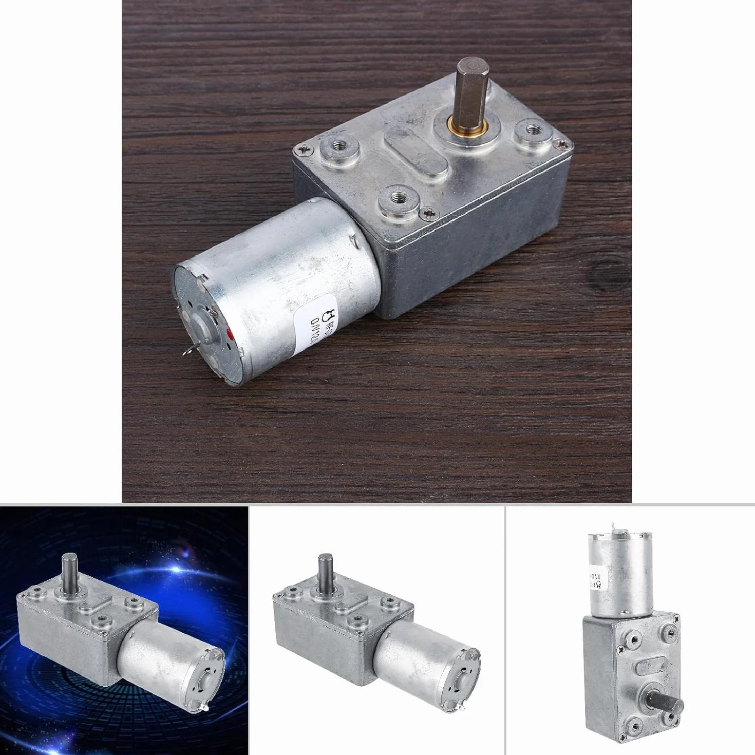 Reversible High Torque Getriebemotor DC 12V Reduktion Motor CW/CCW(6RPM)