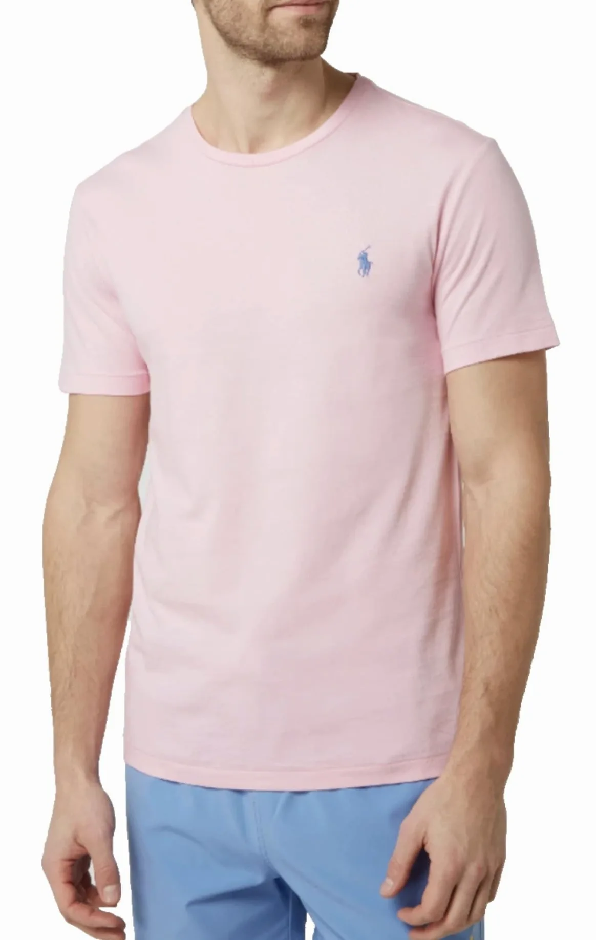 Polo Ralph Lauren Logo Cotton T-Shirt Soft Shirt Custom Slim Fit Tee Pony Basic