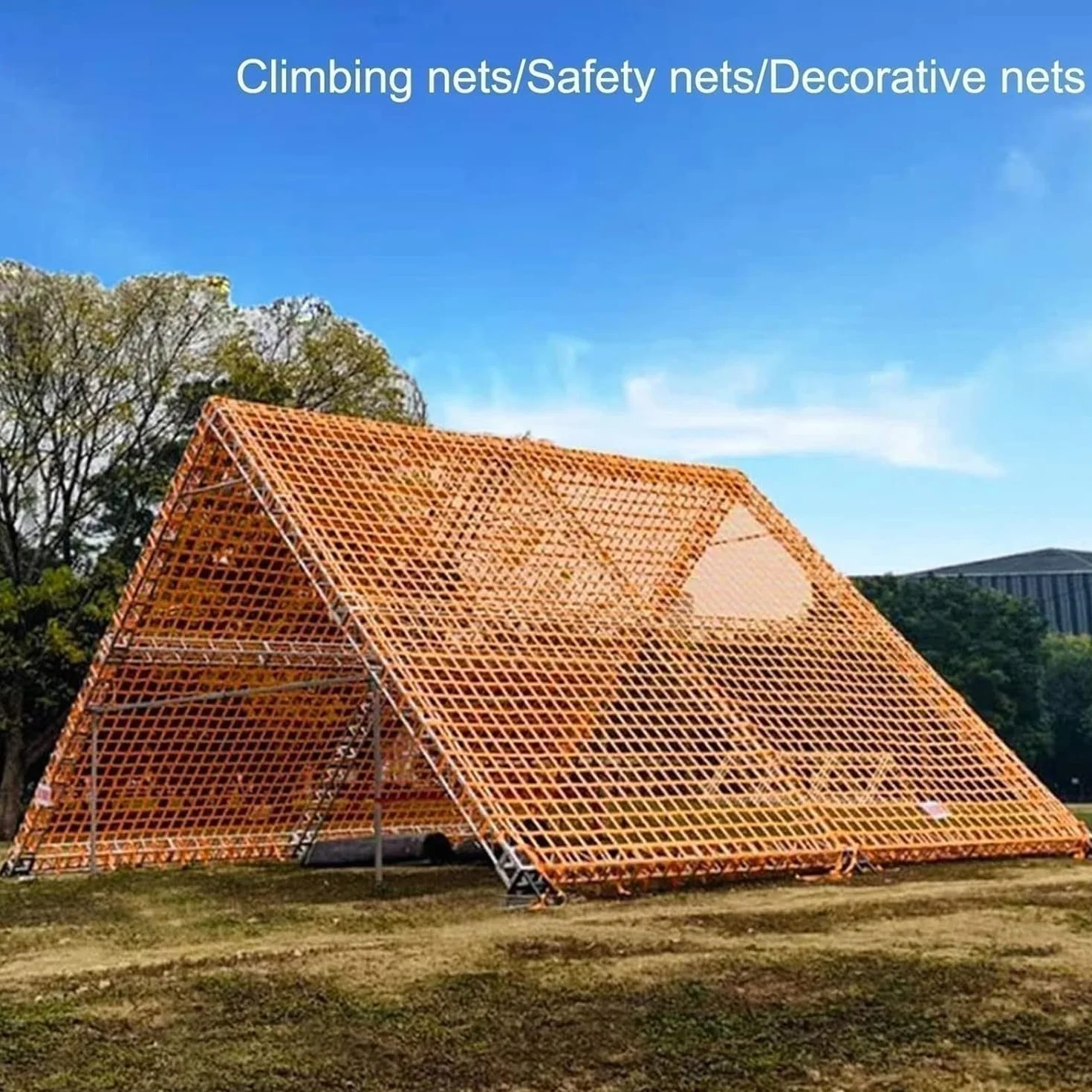 Cargo Lifting Nets, Pallet Cargo Nets, Lifting Nets Heavy Loads, Sling Hanging Nets, Sling Lifting Nets (Size : 1.5 X 1.5M/Mesh 10cm/Load 2t)