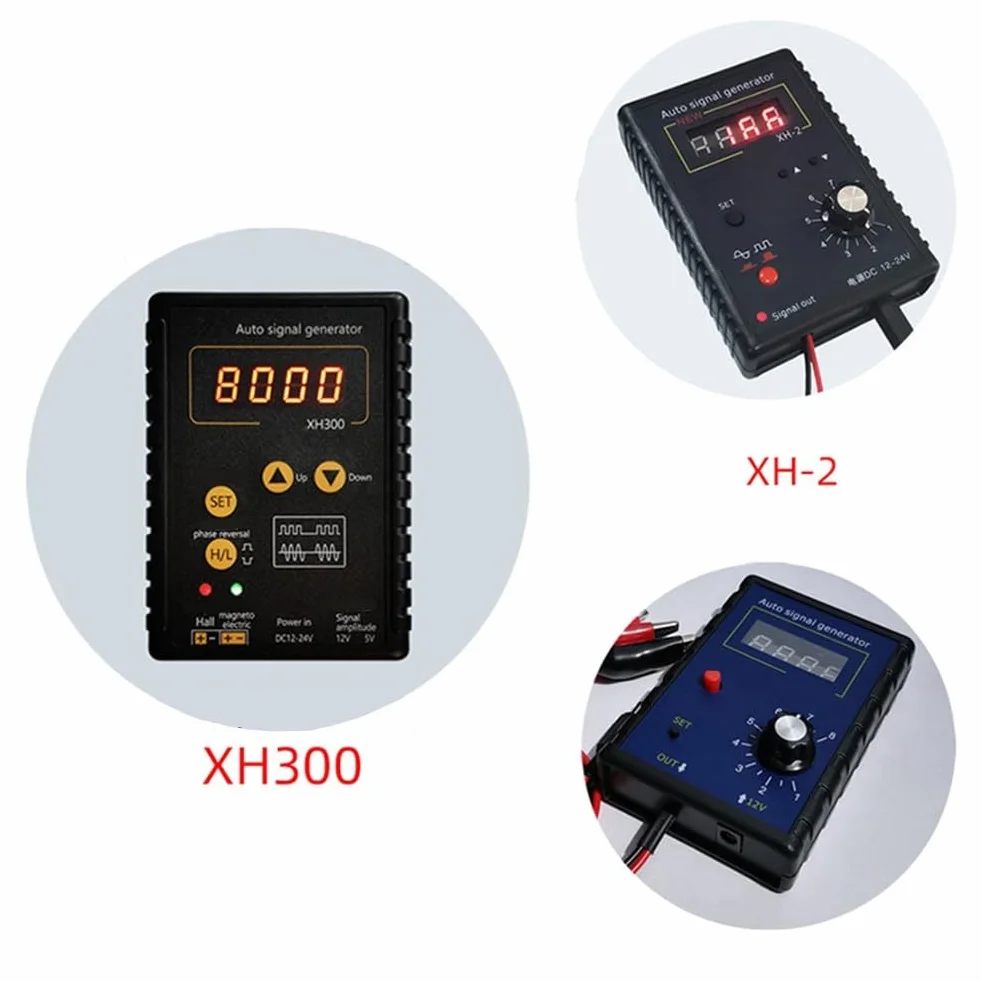 XH300 samochodowy generator sygnału, czujnik Halla, położenie wału korbowego, miernik prędkości wałka rozrządu, narzędzie do symulacji magnetycznej ABS, 12-24 V