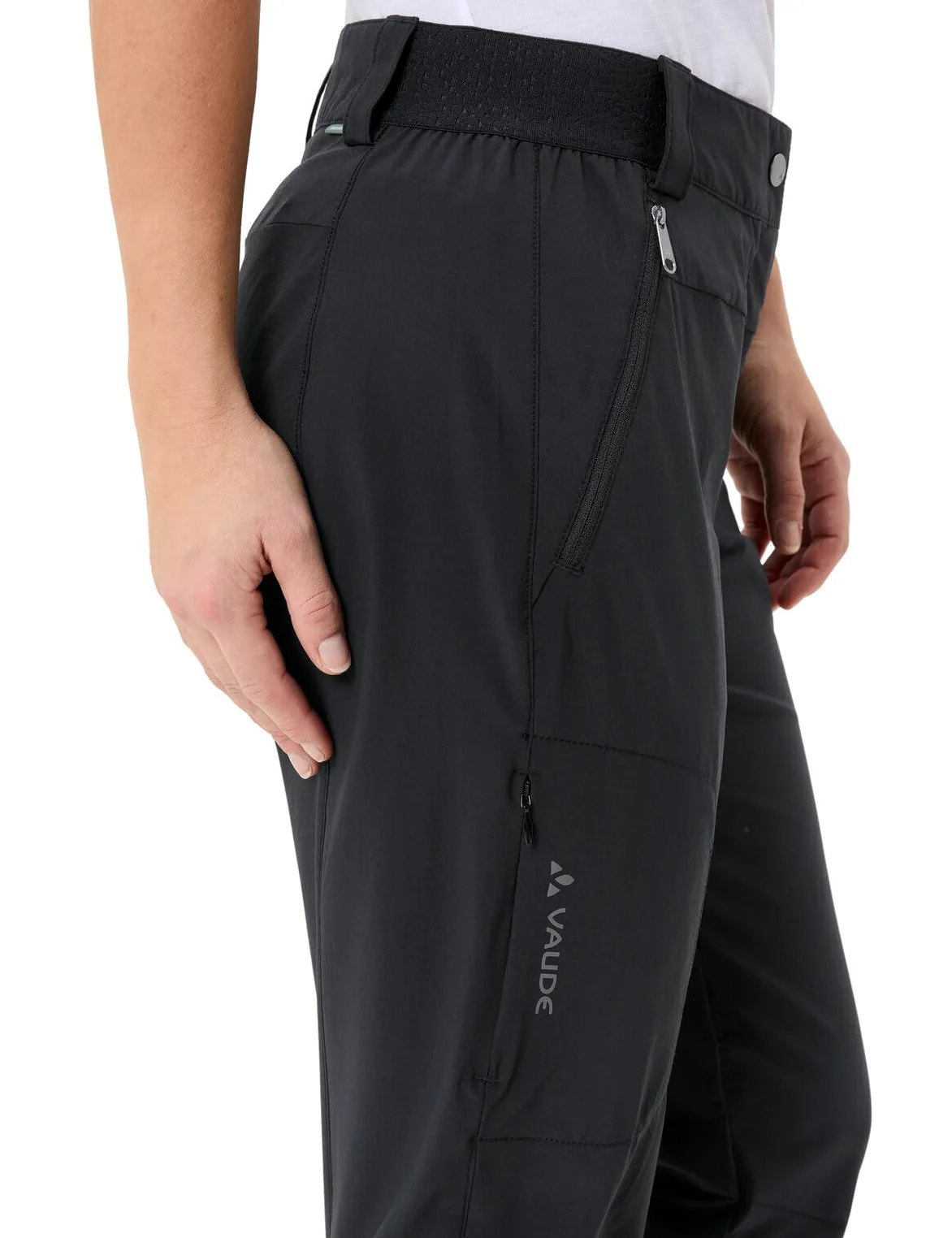 VAUDE Women's Farley Stretch Capri T-zip Pants III - spodnie Kobiety