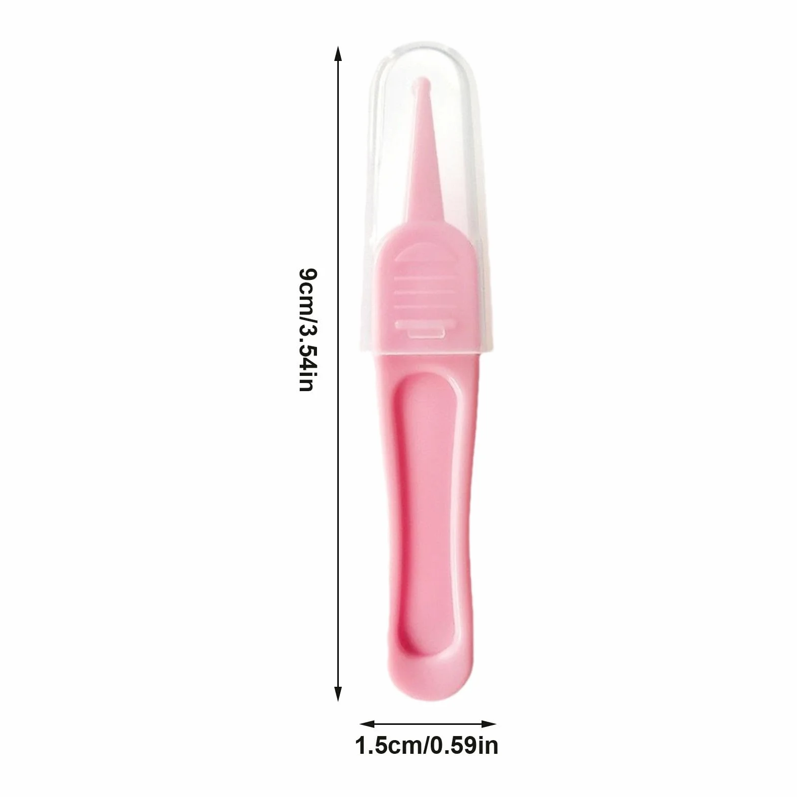 Booger Picker Tool – szczypce do czyszczenia nosa dla niemowląt | Okrągły pincet bezpieczny i skuteczny, materiały czyszczące szczypce przenośne kleszcze dla dzieci do czyszczenia kanałów usznych,