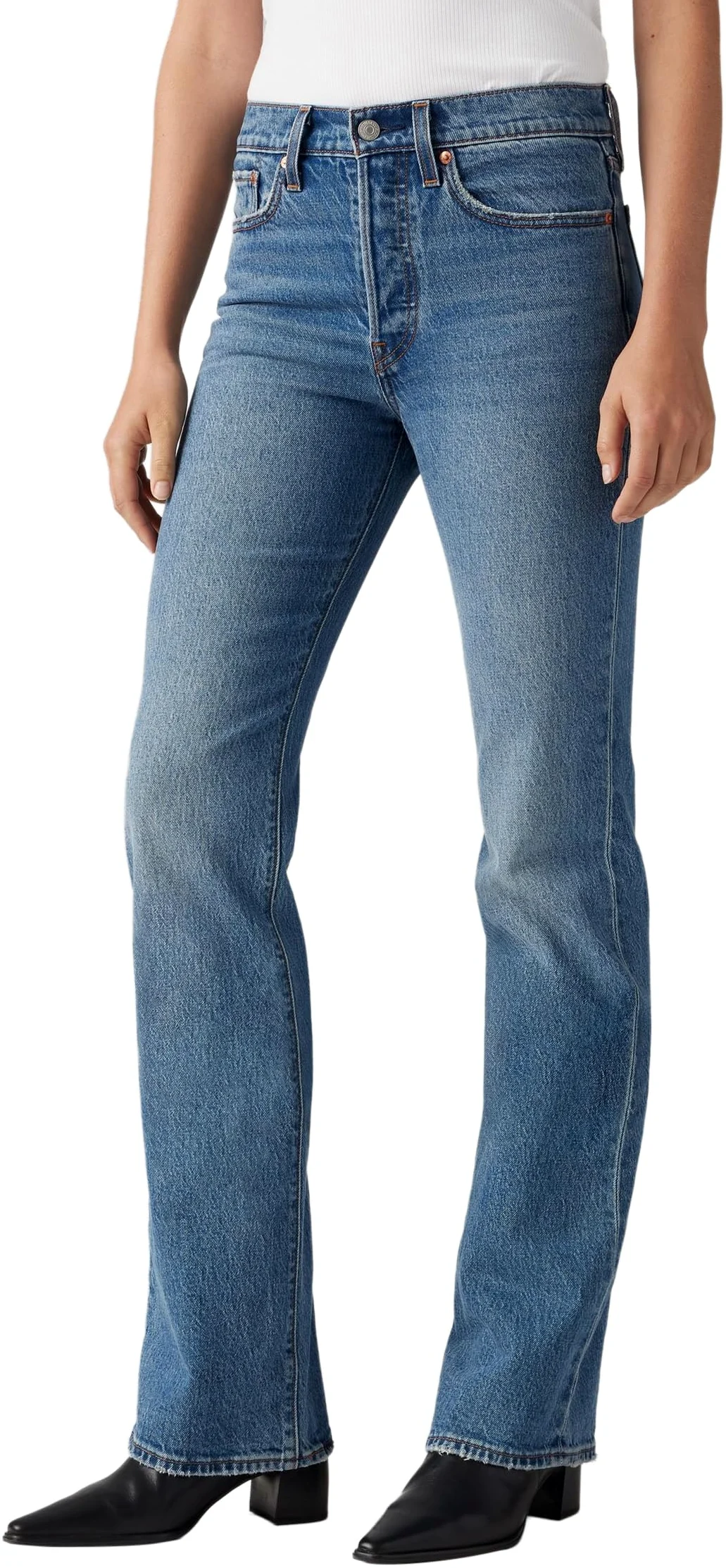 Levi's Wedgie Boot - Dżins Kobiety