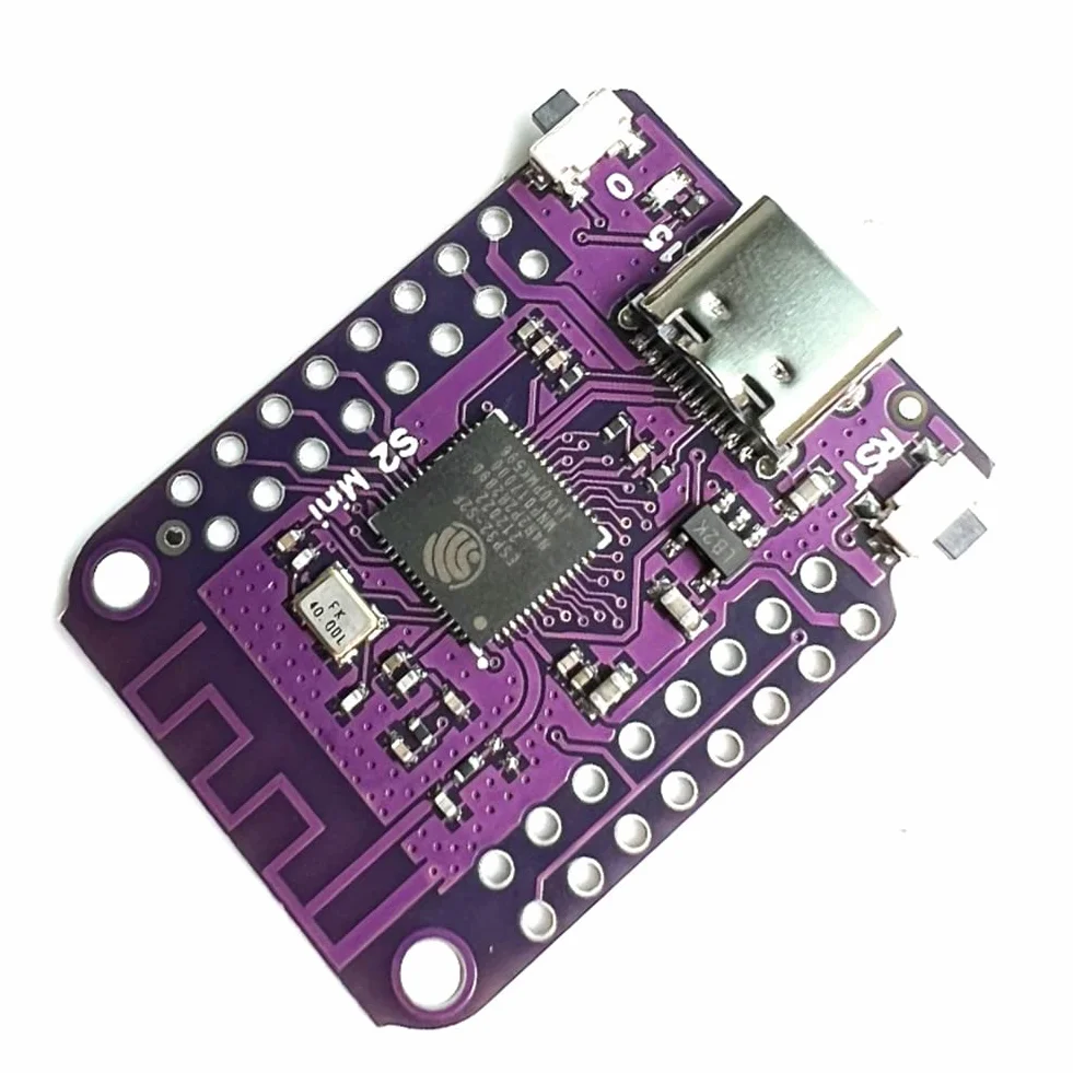 ESP32 S2 Mini V1.0.0 WiFi IOT Board Based ESP32-S2FN4R2 ESP32-S2 4MB Flash 2MB PSRAM do MicroPython/