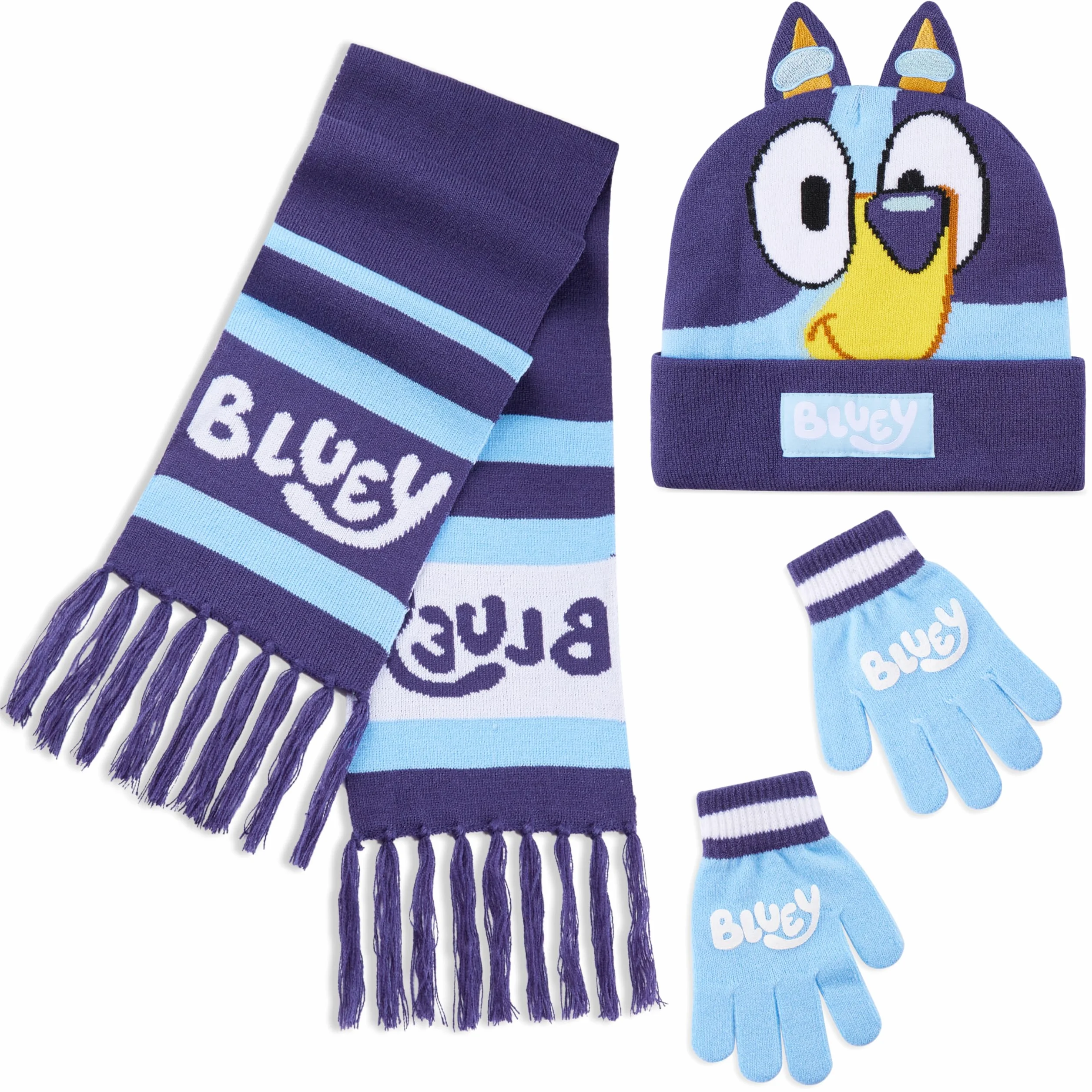 Bluey Zestaw zimowy 3 sztuki Niebieska marynarka wojenna