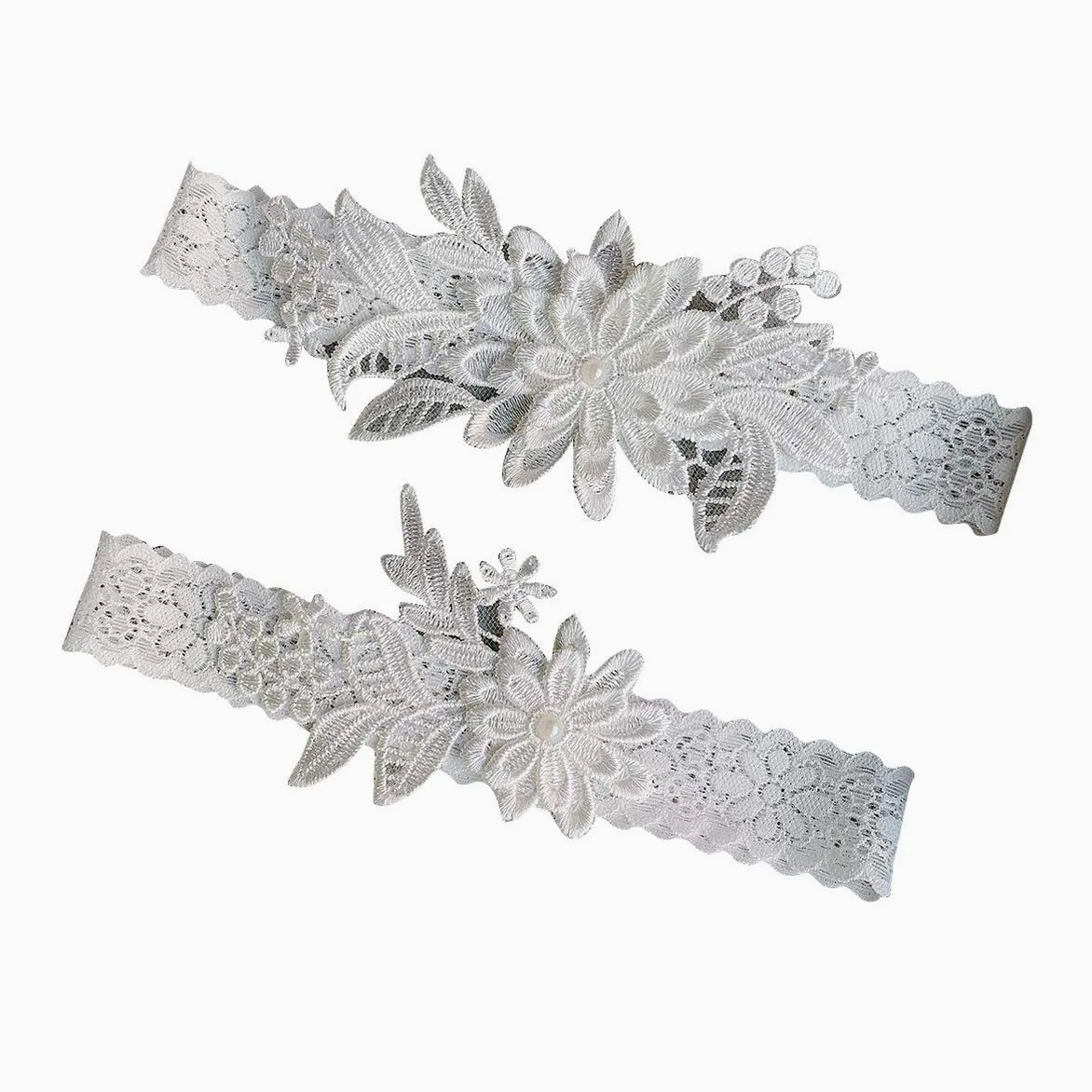 Pas Panna Młoda Podwiązka Elegancka Elastyczna Koronka Noga Zespół Ozdoby Accessary Udo Pierścień Pas Do Pończoch Zestaw Wedding Bridal Shower Party Dobrodziejstw