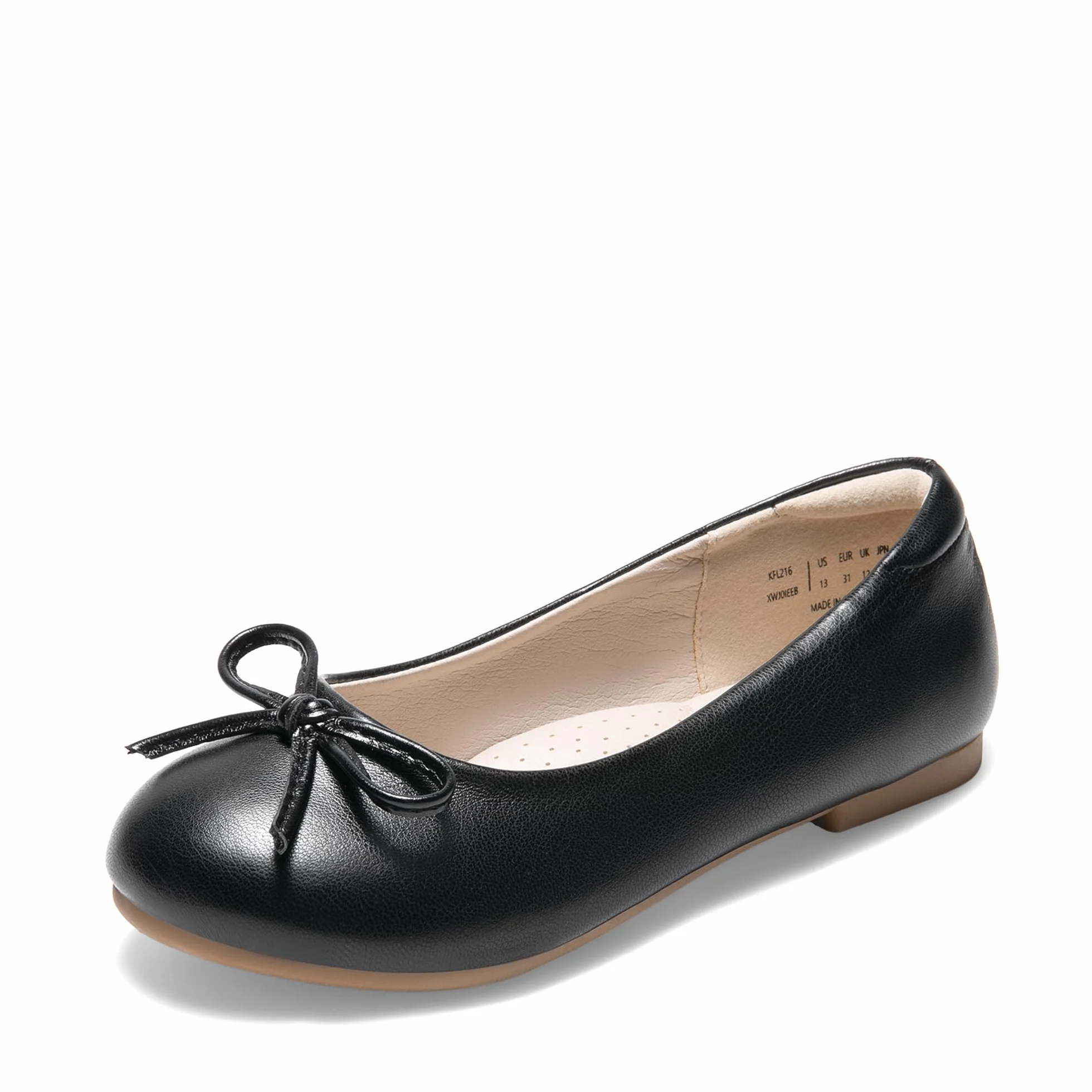 Dream Pairs Dziewczęce buty baleriny wsuwane kokardki kwiatowe na ślub