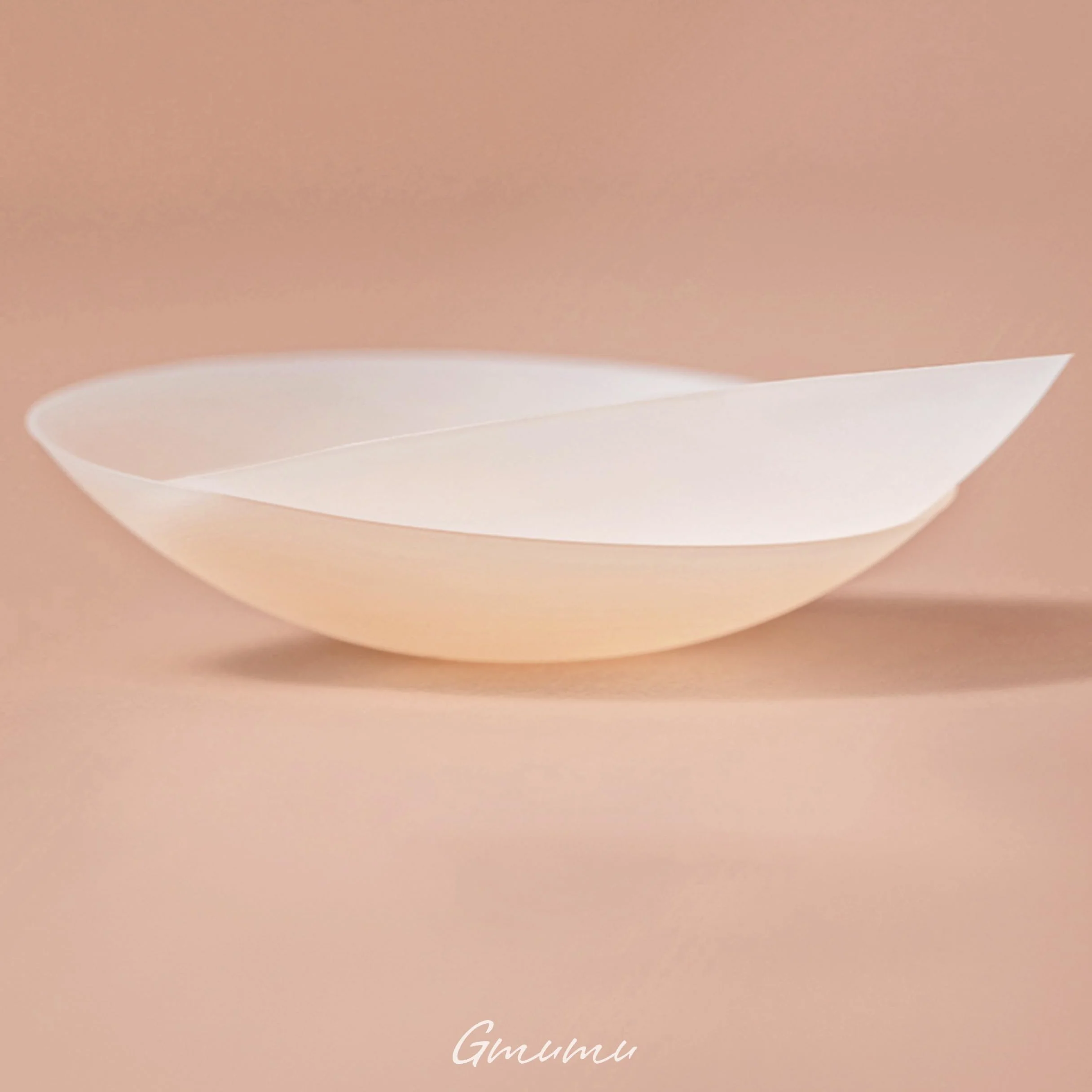 Gmumu® Silikonowe osłonki na sutki damskie, samoprzylepne, 8 cm, beżowy, 4 pary