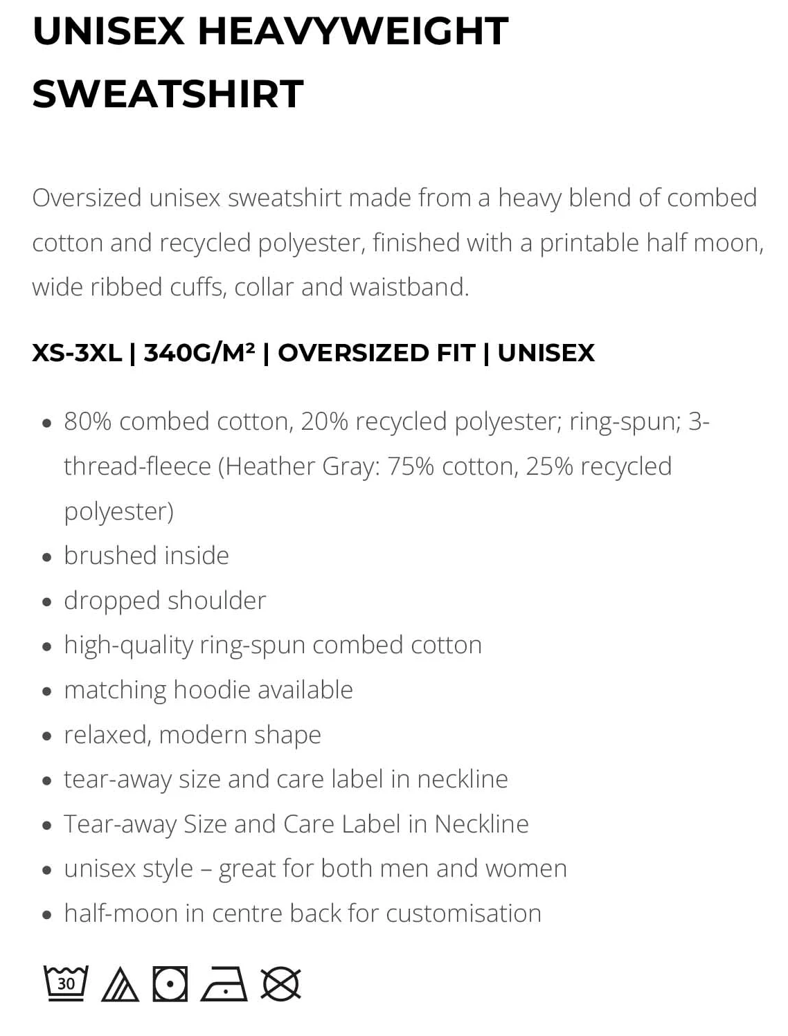 Australijski herb unisex oversize mieszanka bawełny ciężka bluza czarna