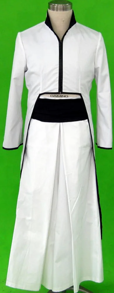 US size Anime Ulquiorra cifer kostium cosplay męski biały kimono garnitur (rozmiar M)