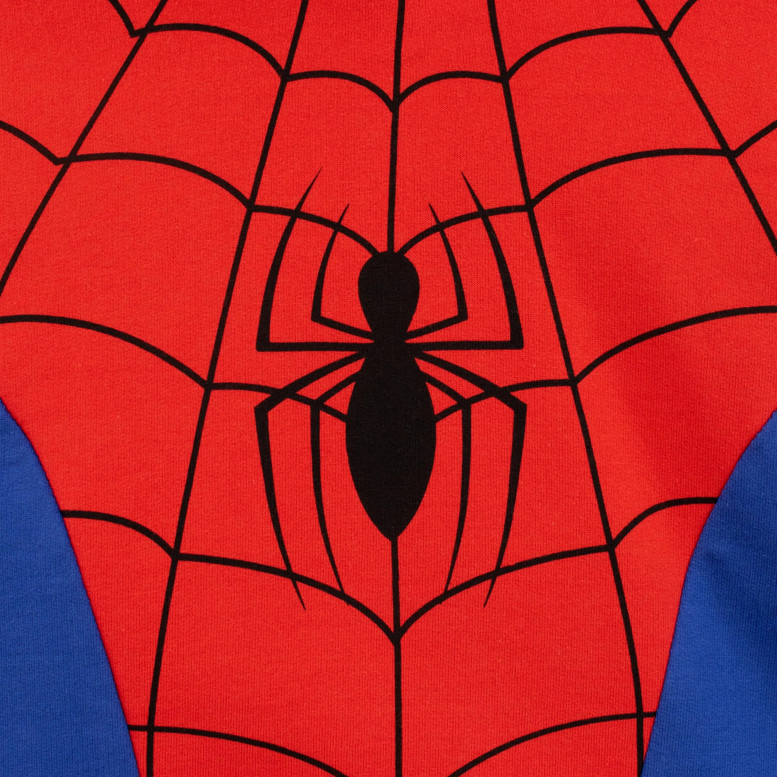 Marvel Chłopięca bluza z kapturem Spiderman | Chłopięce bluzy Spiderman do przebrania | Ubrania Spiderman dla dzieci