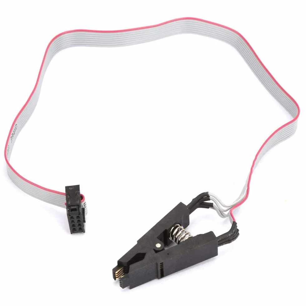Hailege SOIC8 SOP8 Clip do testowania chipów flash IC IC Programming Socket Adapter 150MIL 205MIL BIOS/24/25/93 z kablem zaciskowym