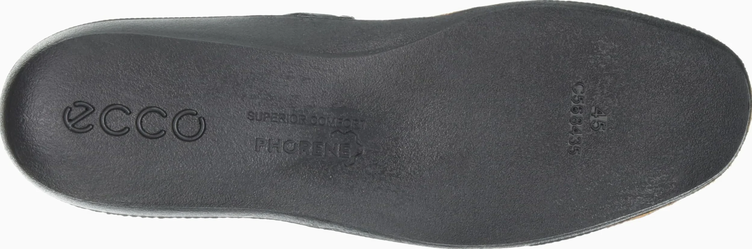 ECCO Męska skórzana wkładka Comfort Supreme, lew perforowana, 7-7,5, Lew perforowany, 7-7.5