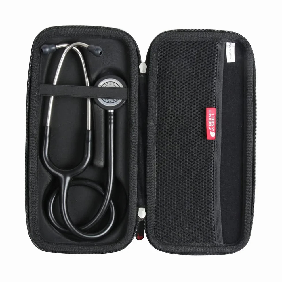 Hermitshell Etui podróżne do stetoskopu 3M Littmann Classic III (czarne)