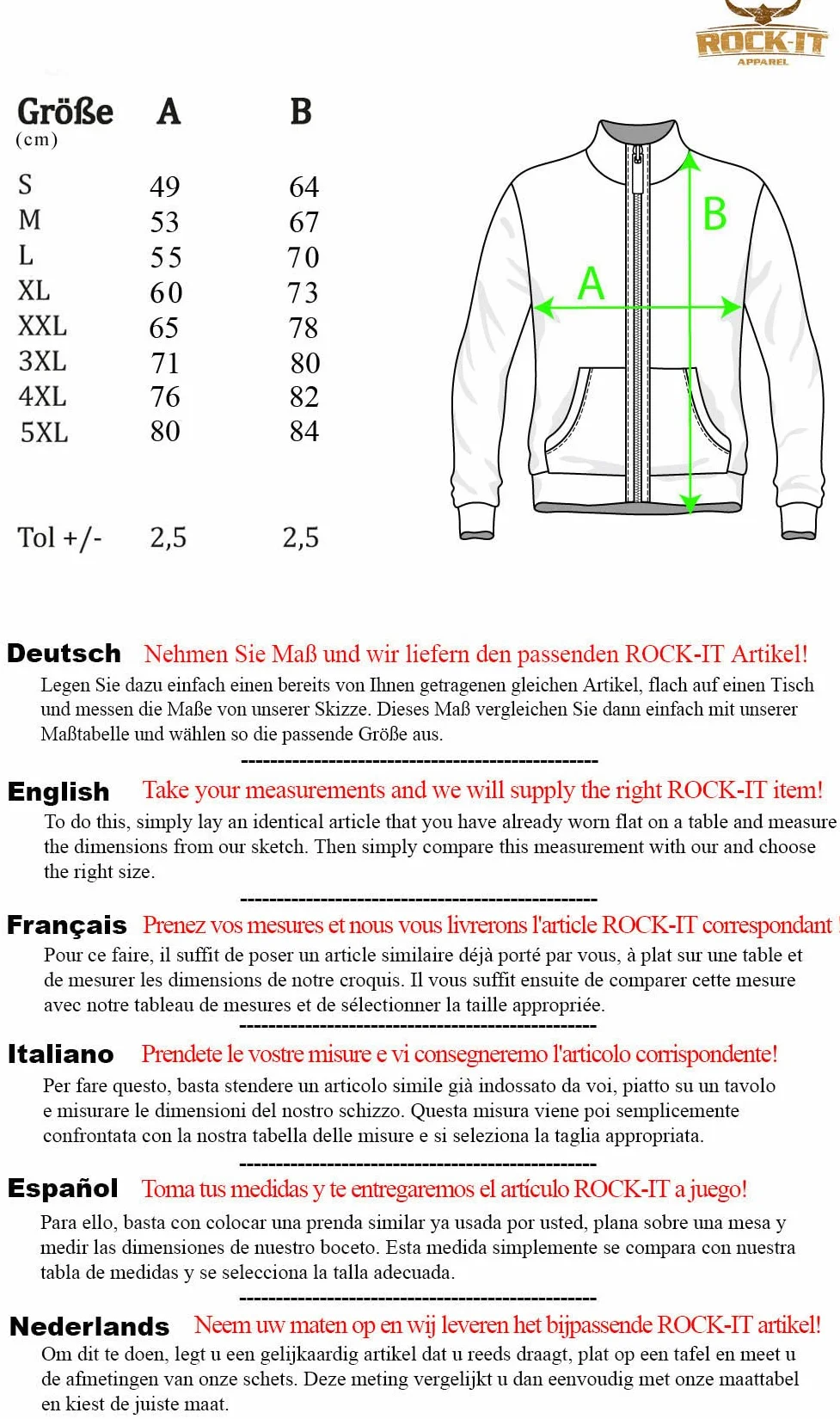 ROCK-IT Apparel I bluza męska bez kaptura, bluza męska ze stójką i zamkiem błyskawicznym [S-5XL], jakość premium z polarową stroną wewnętrzną, wiele kolorów