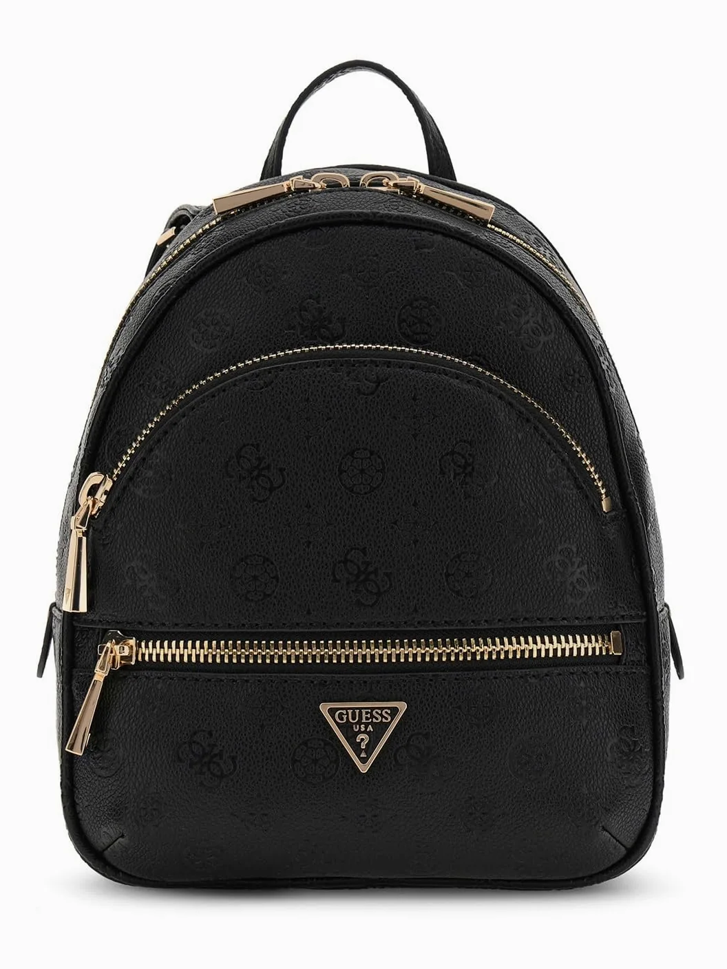 GUESS Czarny teksturowany plecak PU Manhattan