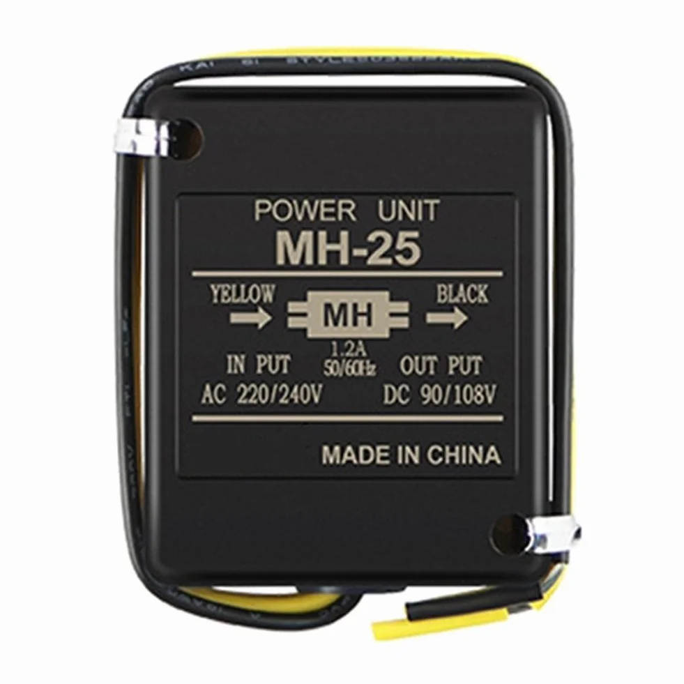Eawfgtuw Elektromagnetyczny prostownik hamulca MH-20TC MH-23 MH-25 z powłoką ABS, styki ze stopu srebra, szybkie hamowanie, wyjście DC90-108 V, do przemysłowych urządzeń silnikowych (MH-25)