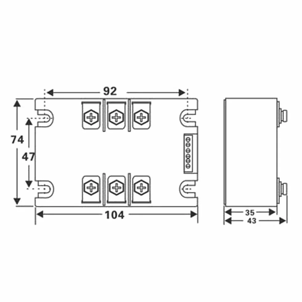 Moduł Miękkiego Silnika 3-fazowy, Silnik Internetowy Soft Start Controller dla Silnika 1-20 KW, Wyreguluj Miękki Czas Rozpoczęcia i Napięcie, dla Silników 380 V, Kompatybilny