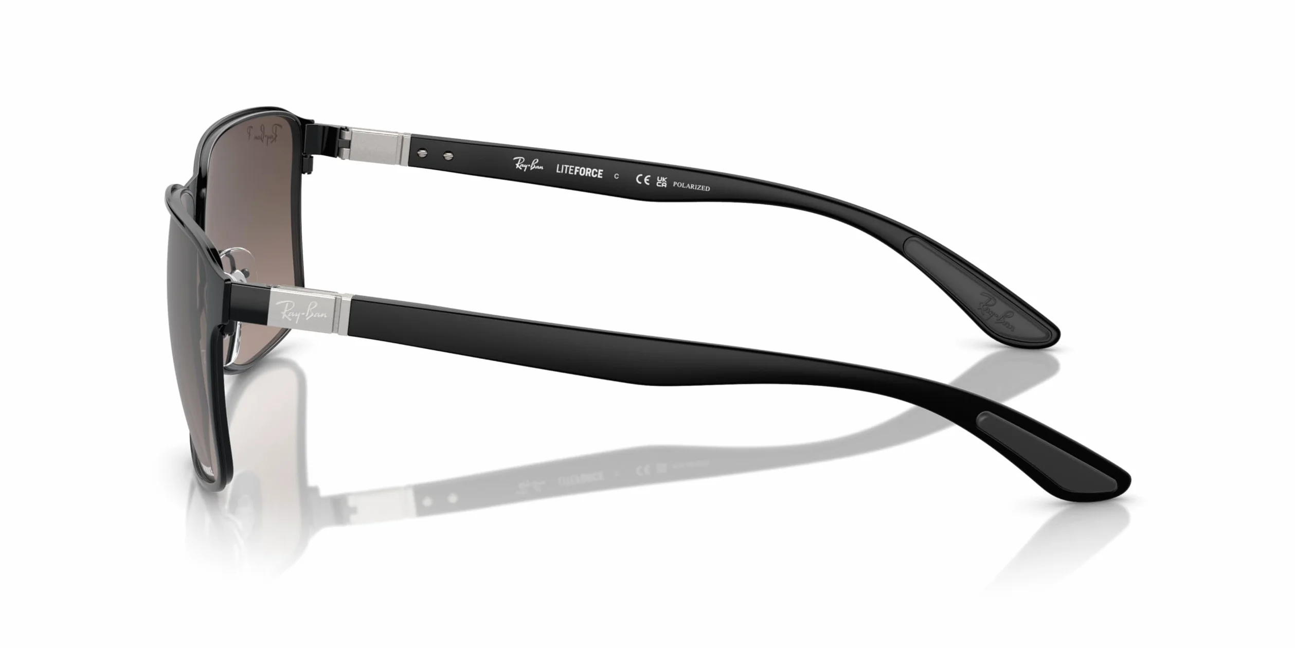 Ray-Ban Rb3721ch kwadratowe okulary przeciwsłoneczne chromance