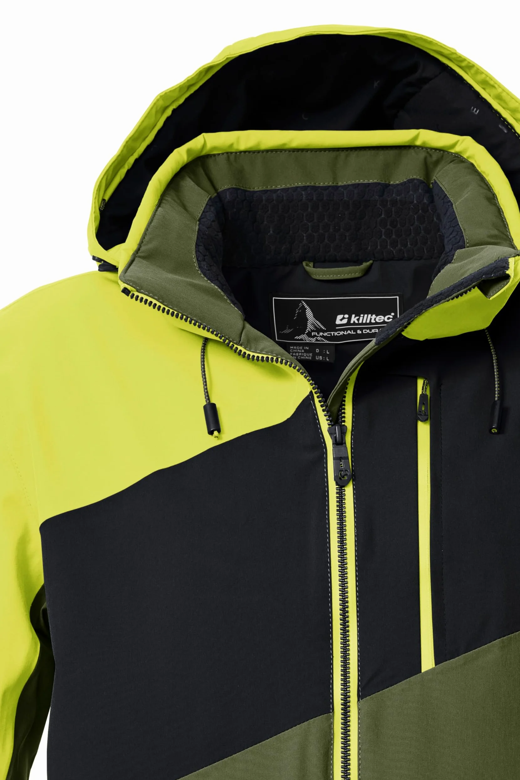 Killtec Kurtka outdoorowa/funkcjonalna z odpinanym kapturem i osłoną przeciwśnieżną Mężczyźni Ksw 32 Mn Ski Jckt