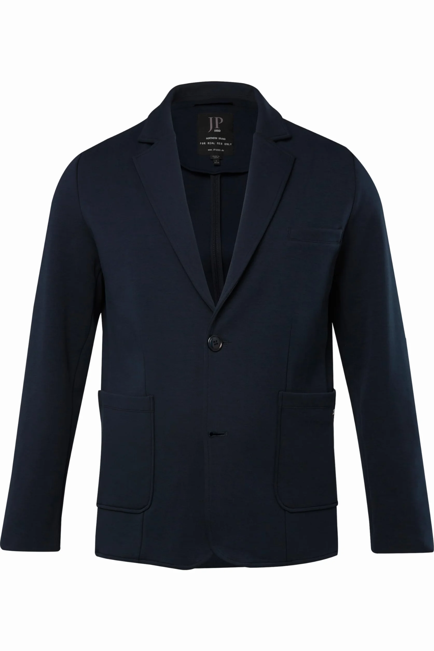 JP 1880 Męska marynarka dresowa, New York, Flexnamic Blazer, granatowy, XL