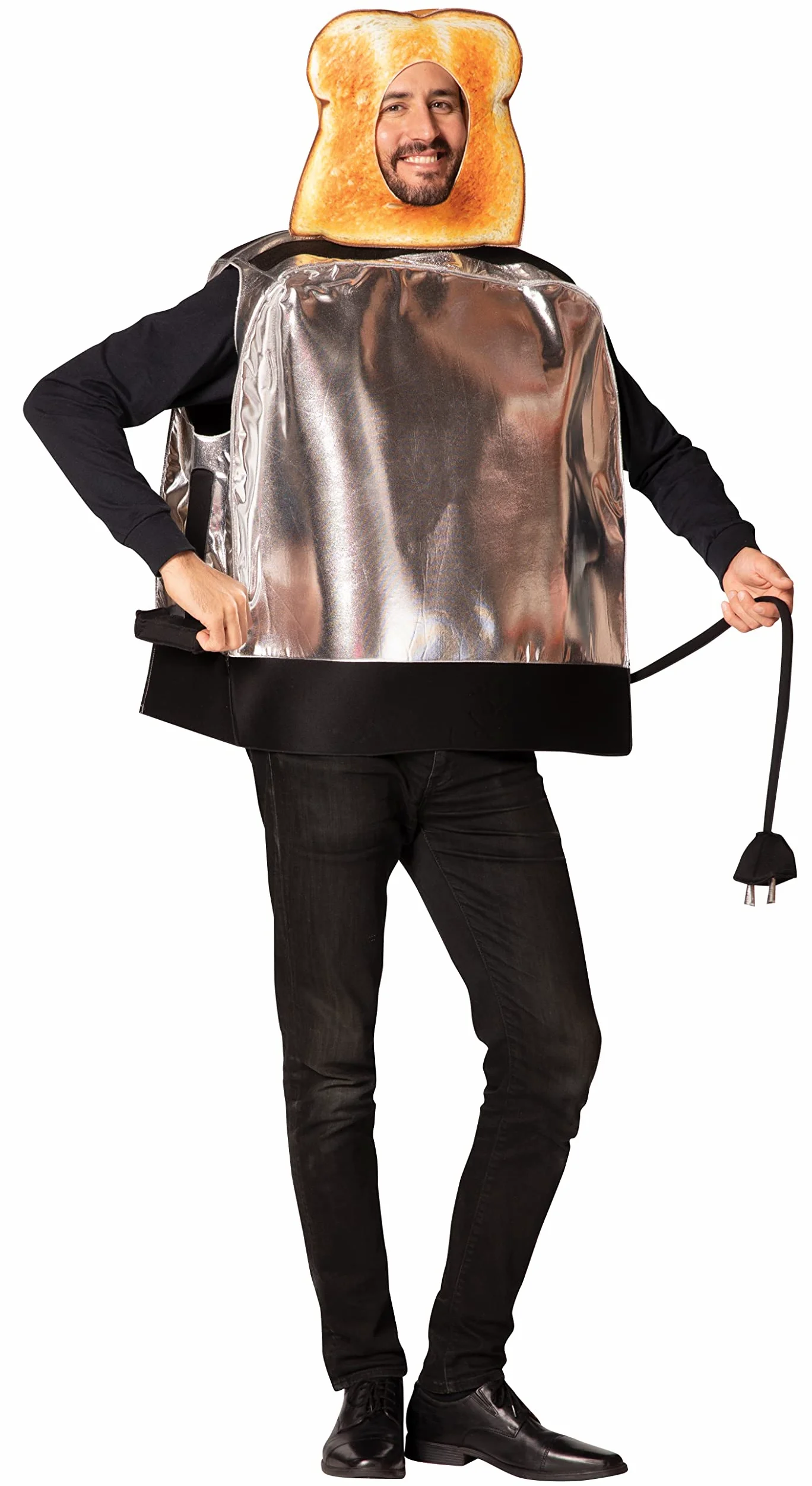 Toster kostium sprzęt kuchenny brojler frytkownica piekarnik pieczenie grill tostowy przebranie przebranie cosplay kostiumy na imprezę, dla dorosłych jeden rozmiar
