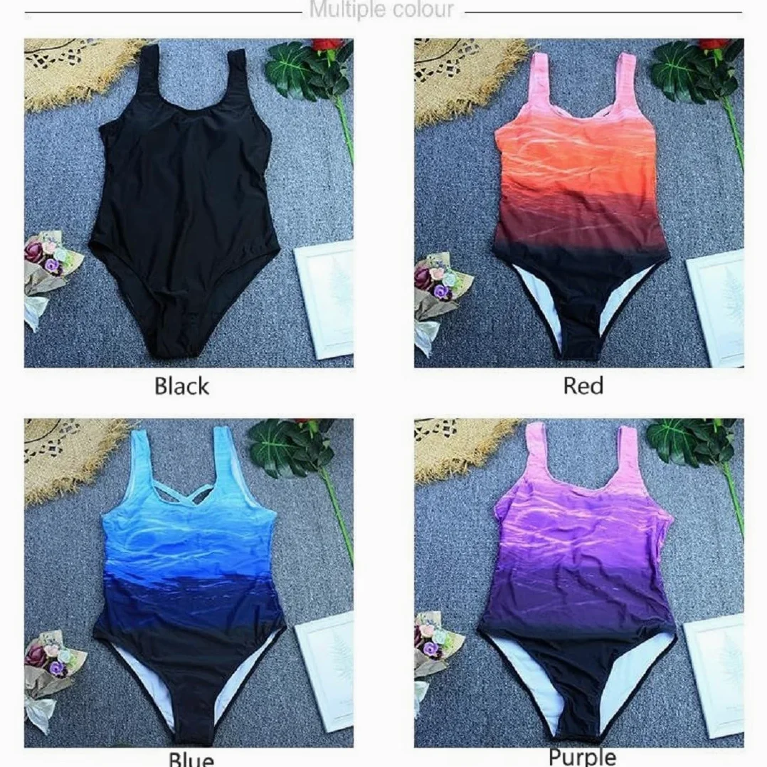 Damski kostium kąpielowy, sportowy, wyszczuplający brzuch, jednoczęściowy kostium kąpielowy, seksowny, push up, kostium kąpielowy, monokini, moda plażowa, na lato