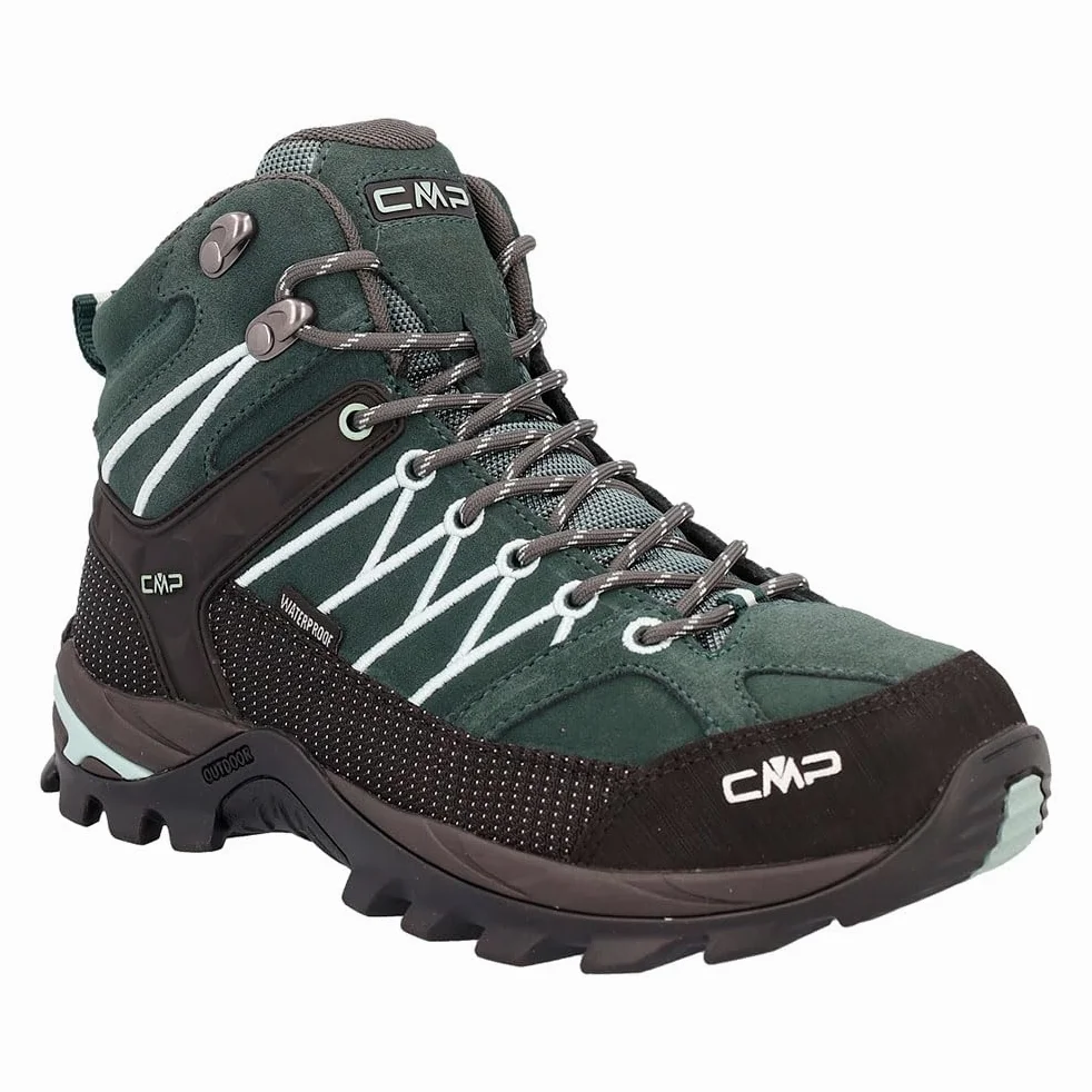CMP Damskie buty trekkingowe Rigel Mid Wmn WpTrekking Shoes, Trek zielony jadeit, 40 EU