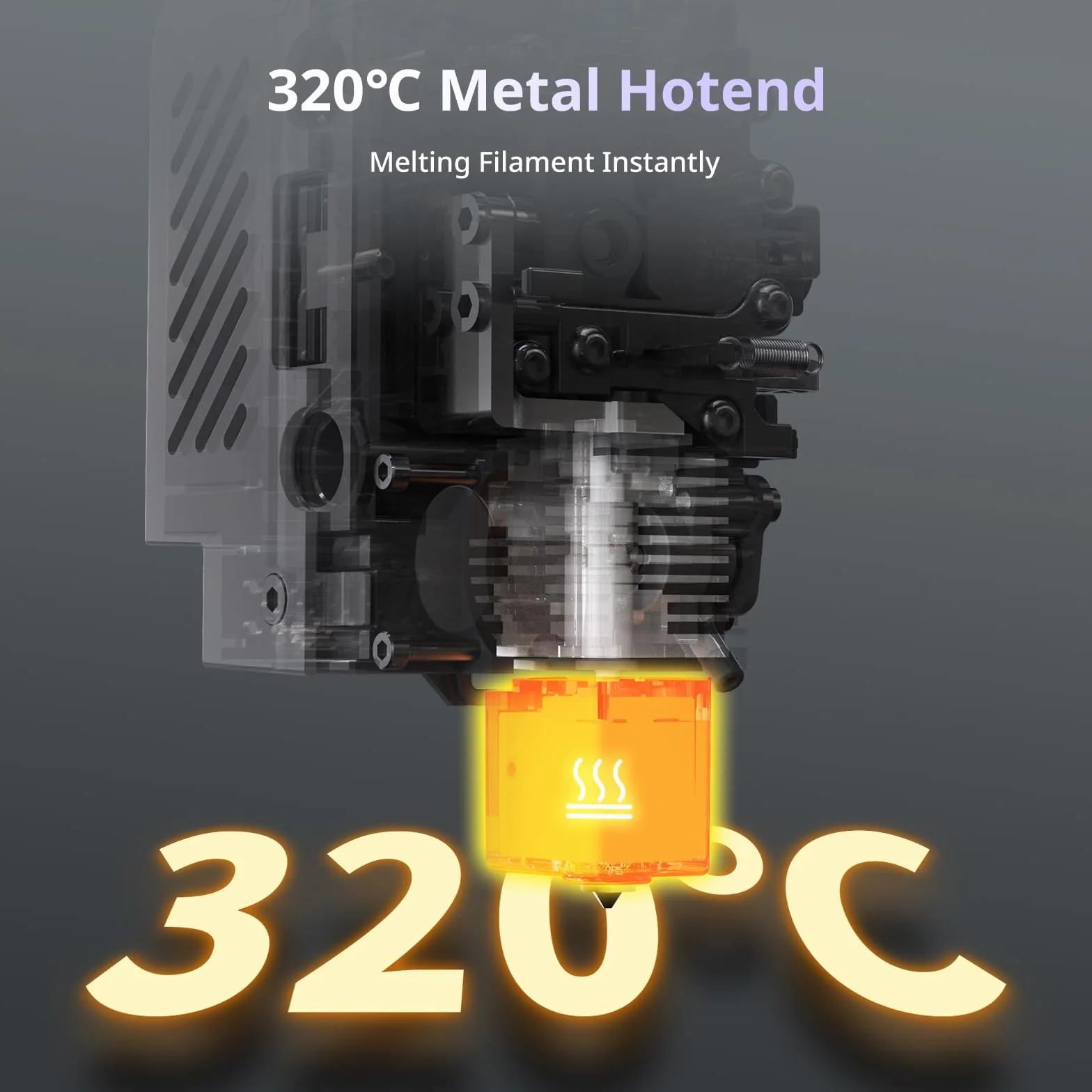 Anycubic Kobra S1 Drukarka 3D CoreXY 600 mm/s 320°C Hotend