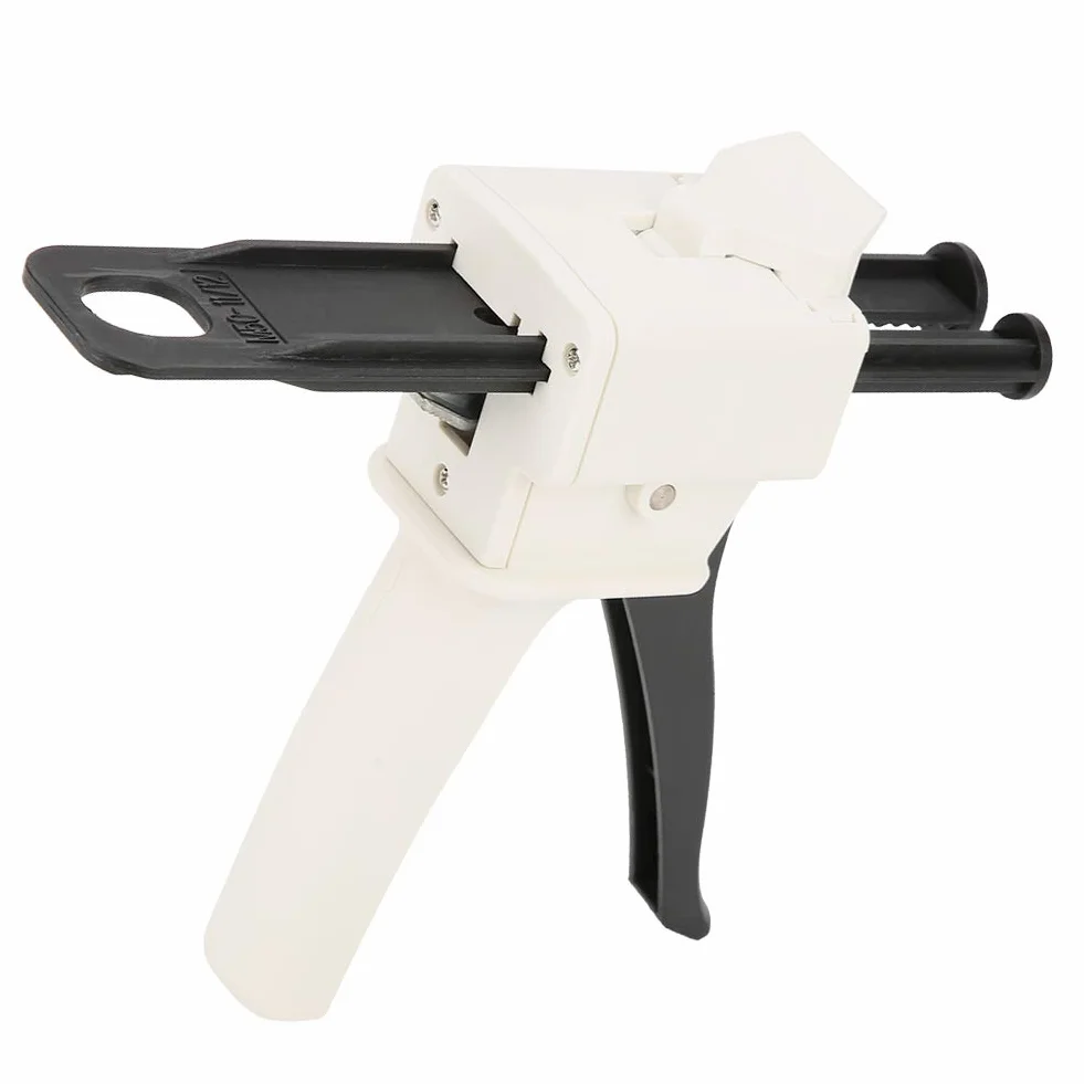 Dental dozownik Gun 1: 1/2: 1 wkład z kauczuku silikonowego Impression Mixing Dispenser pistolet dostawczy stal szlachetna dozownik