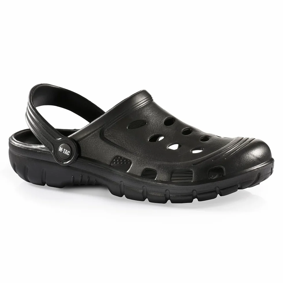 M-Tac Hausschuhe EVA Clogs Hausschuhe Gartenschuhe (Black, Unijne rozmiary obuwia, Dla dorosłych, Dla meżczyzn, Tabela rozmiarów, Średnia, 46)