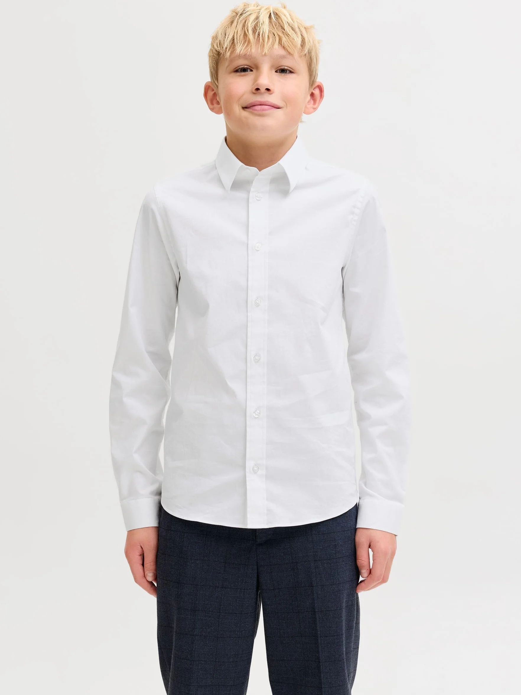 JACK & JONES Dziecięca koszula chłopięca, biały, 164