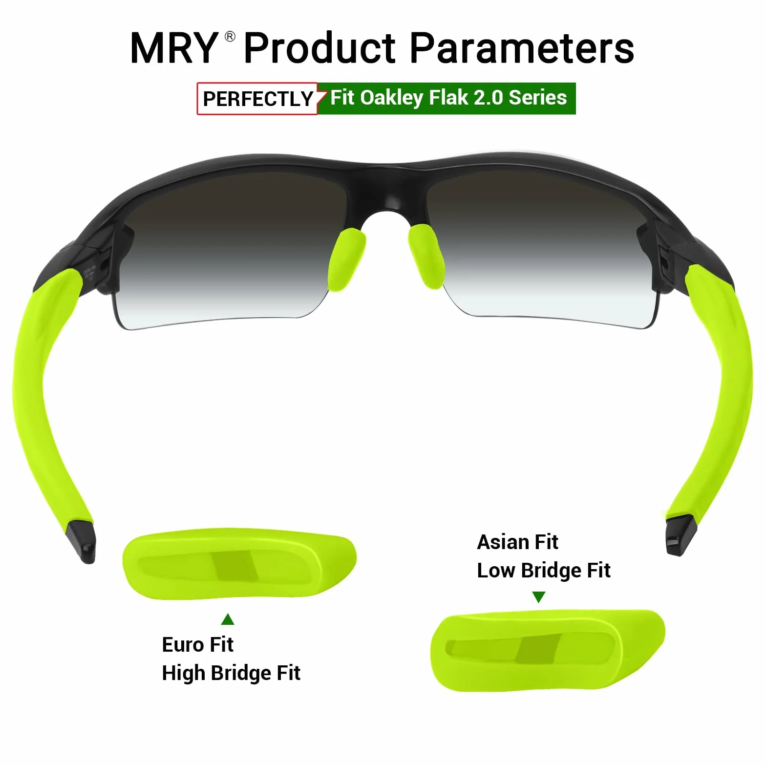 Mryok Zapasowe nauszniki, zestawy do Oakley Flak 2.0/2.0 XL - Opt
