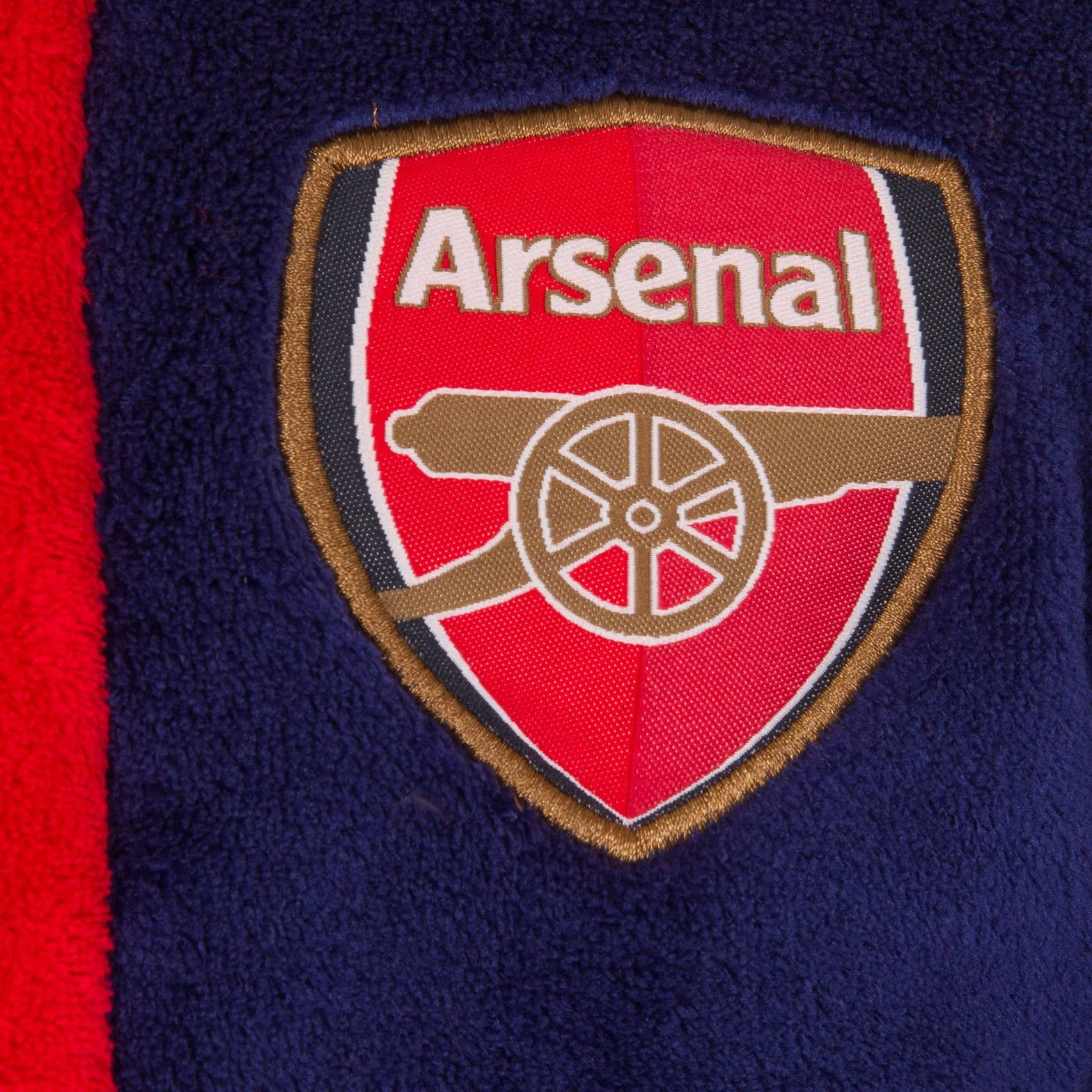 Arsenal F.C. - Szlafrok chłopięcy z kapturem - polarowy - oficjalne gadżety i akcesoria piłkarskie