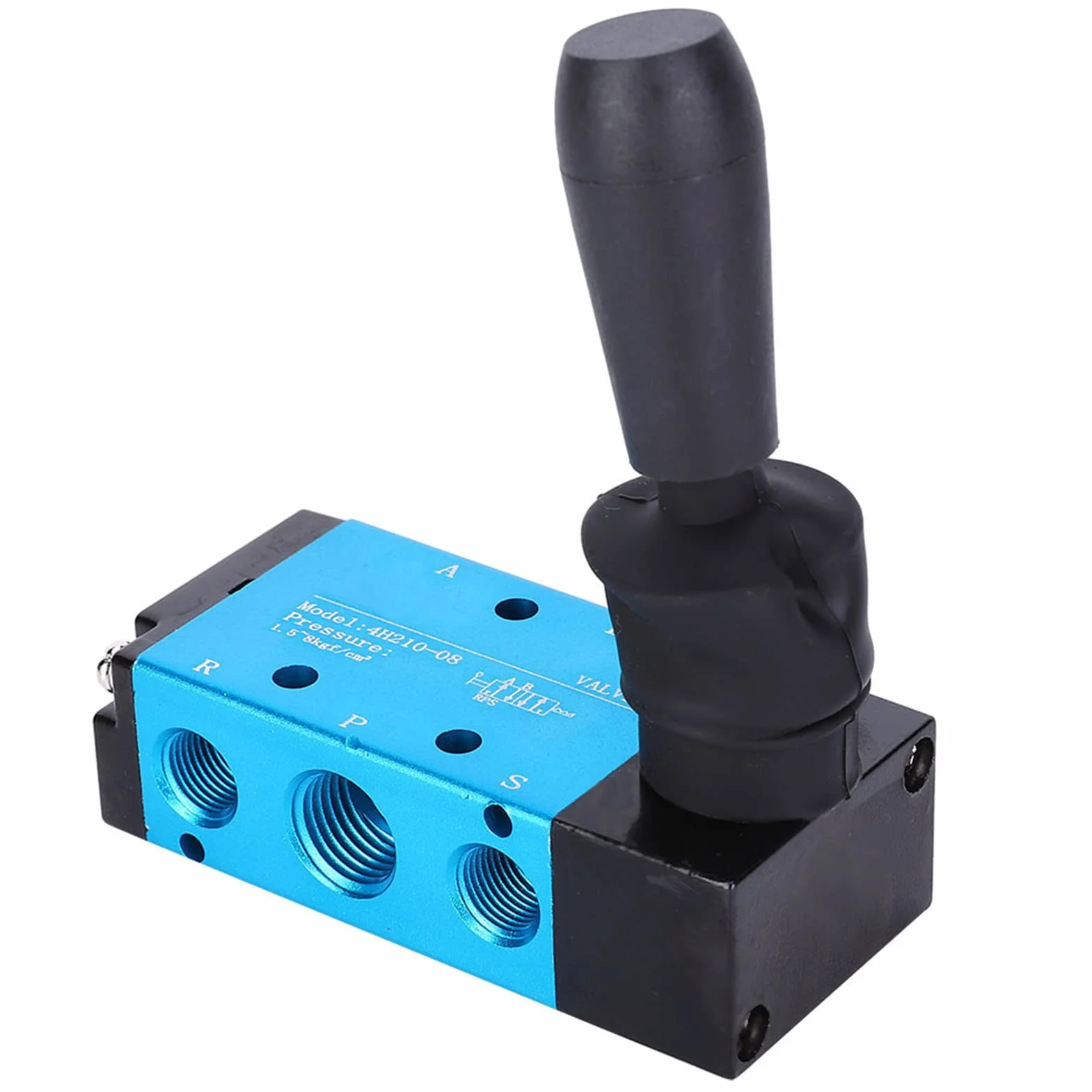 5-drożny 2-pozycyjny zawór pneumatyczny z manualną dźwignią powietrzną 1/4 PT pneumatyczny zawór magnetyczny manualne sterowanie push-pull stop aluminium 4H210-08