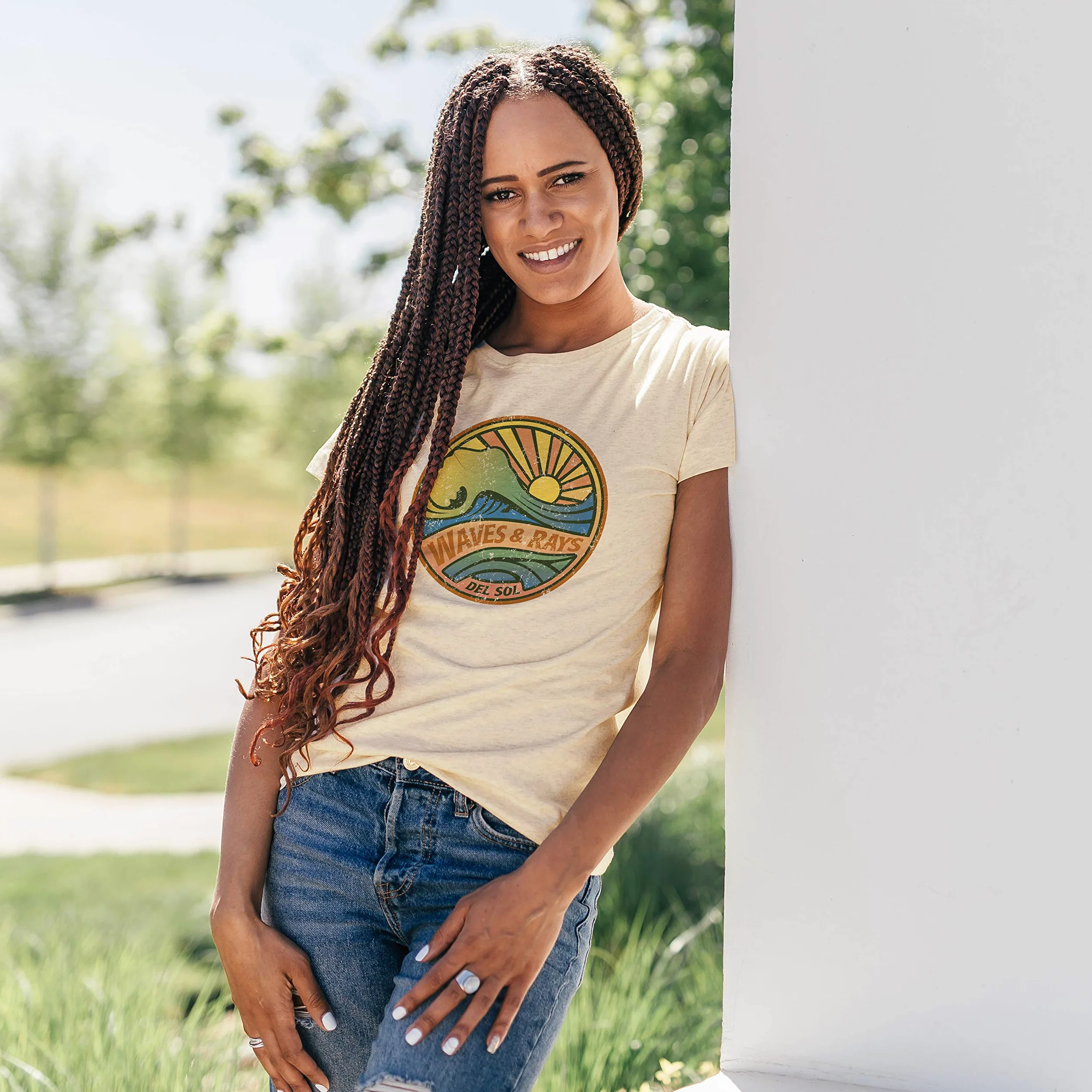 Del Sol T-shirt chłopięcy, beżowy, mały