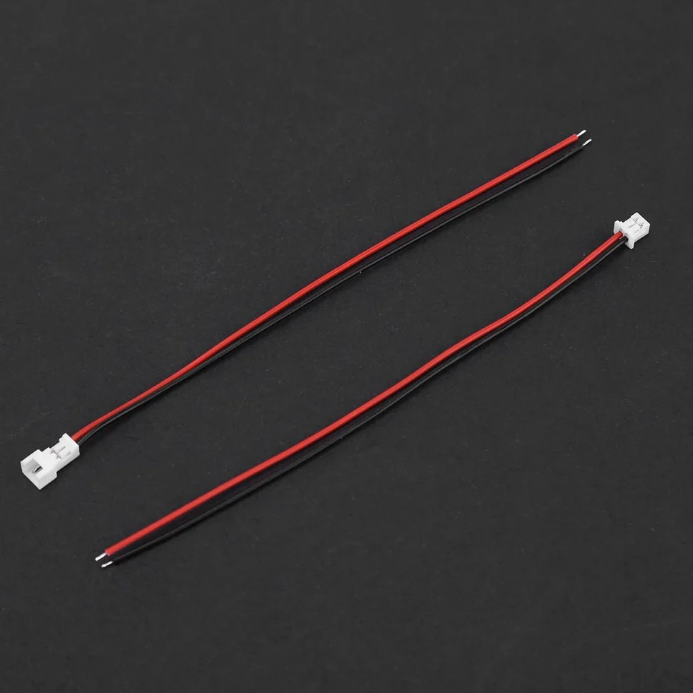 Akozon 20szt.Złącza JST 1.25MM 2-pinowe / 3-pinowe złącze męskie i żeńskie z kablami (2pin)