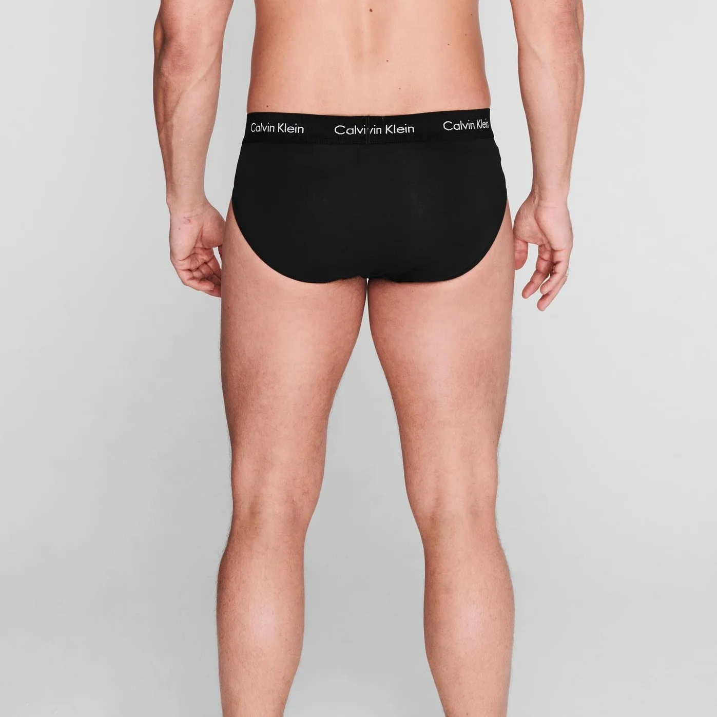 Calvin Klein 3P Hip Brief Hip Briefs Mężczyźni,Czarny (Black With Black Wb Xwb),XL